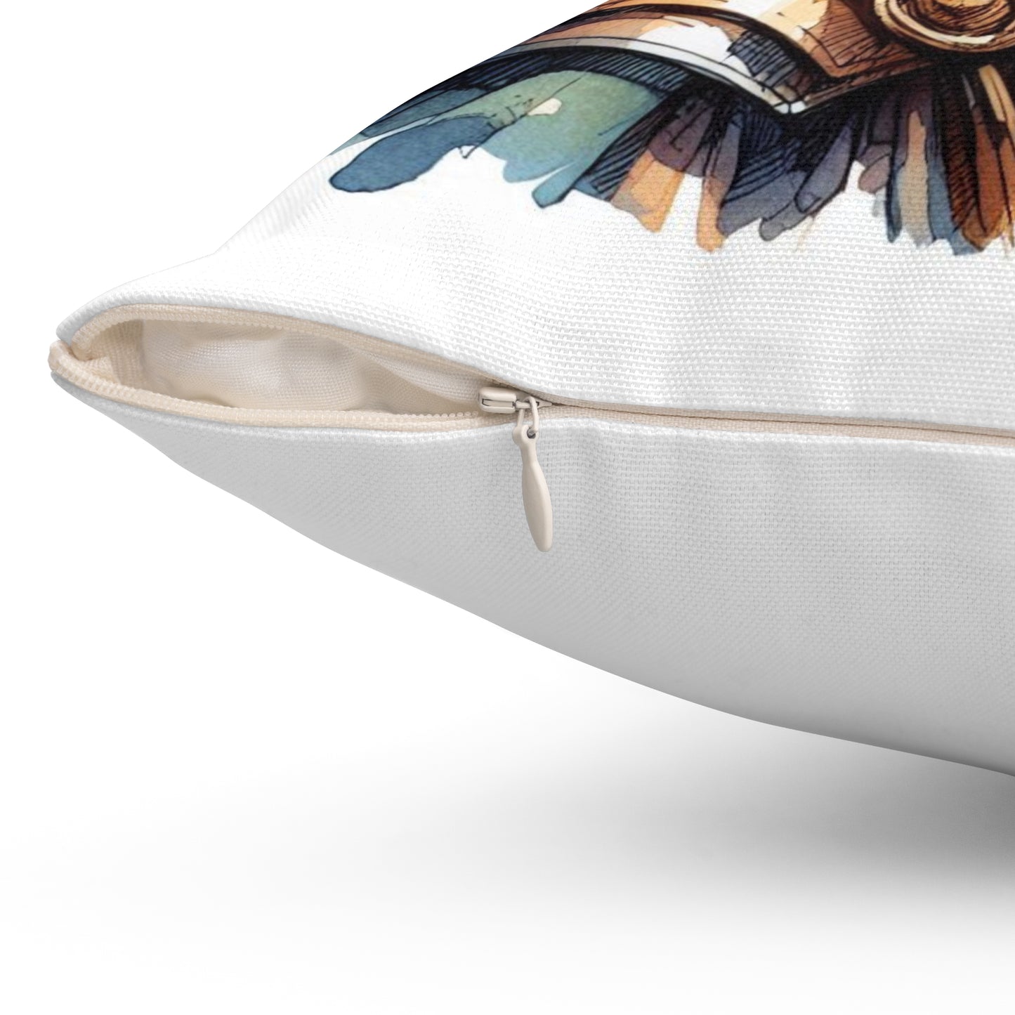 Athena Pillow, Greek Goddess Decor, Classical Educational Decor, Goddess of War Cushion - Spun Polyester Square Pillow, Home Decor, Throw