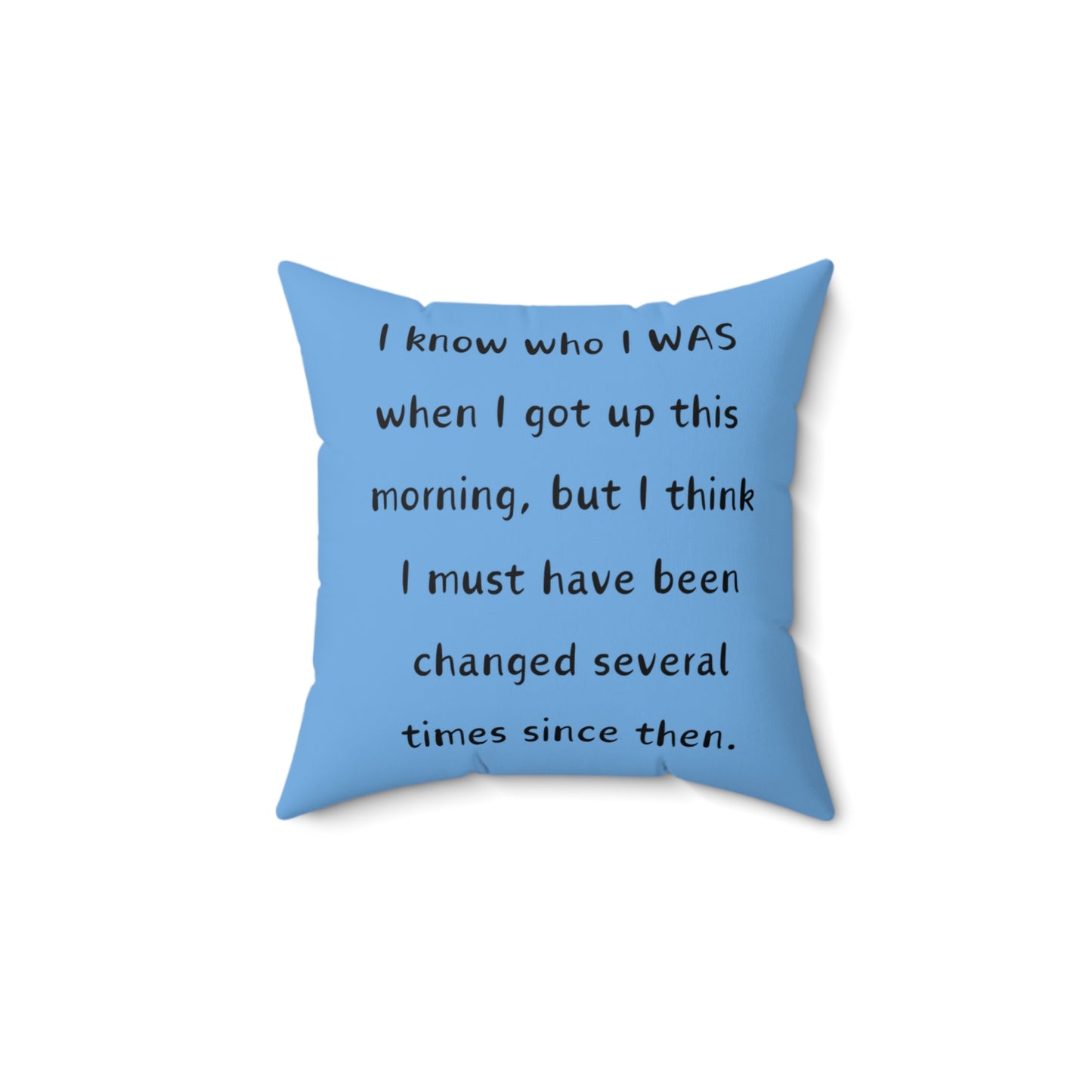 Alice in Wonderland, Fairytale, Lewis Carroll, Square Pillow, Bedding, Decor, Library, Book Nook, Reading Corner