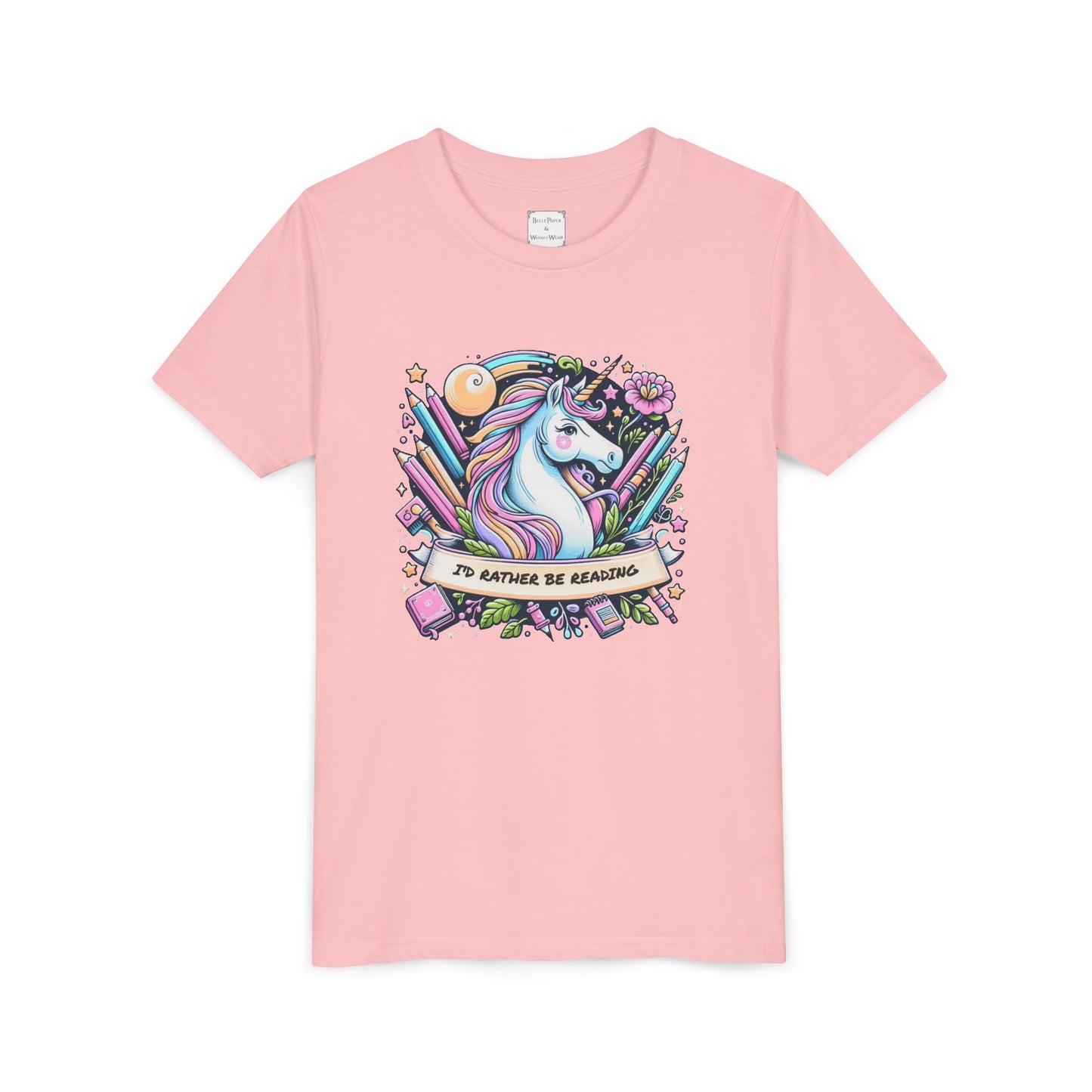 Youth Tee, Unicorn Reading Shirt | Fun Kids Tee, Unicorn Lover Gift, Reading Shirt, Birthday Present, Cute Graphic Tee, Youth Shirt