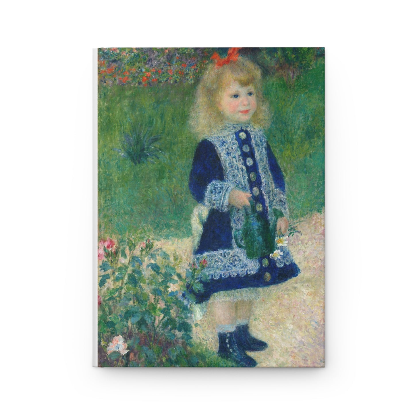 Claude Monet, Girl with Watering Can, Gift, Valentine's Day, Impressionist Hardcover Journal Matte