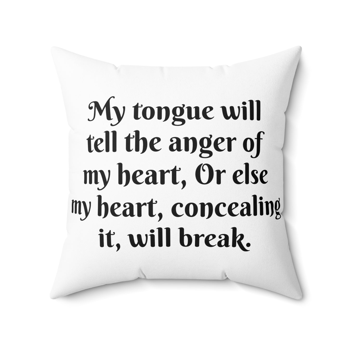 Spun Polyester Square Pillow