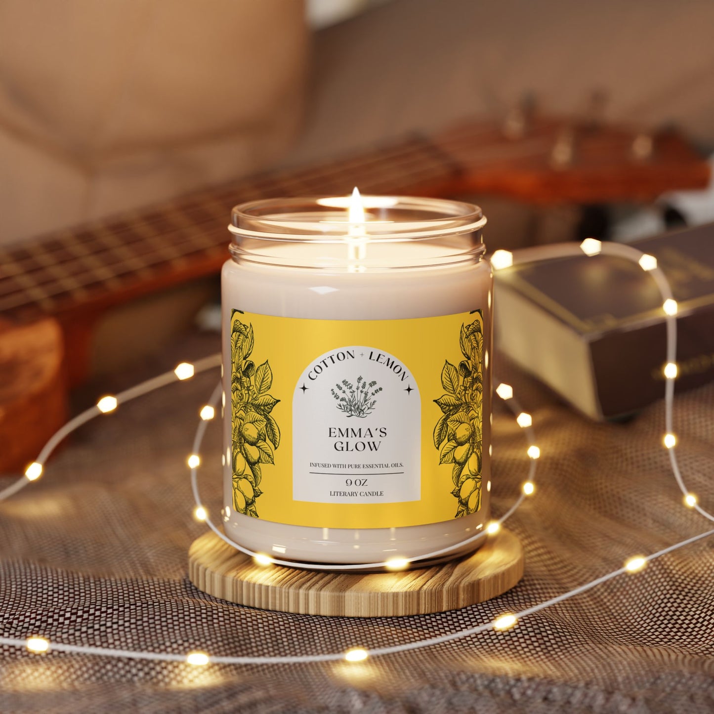 Regency, Jane Austen, Austenite, Candle, Emma, Gift, Shower, Birthday, Scented Soy Candle, 9oz