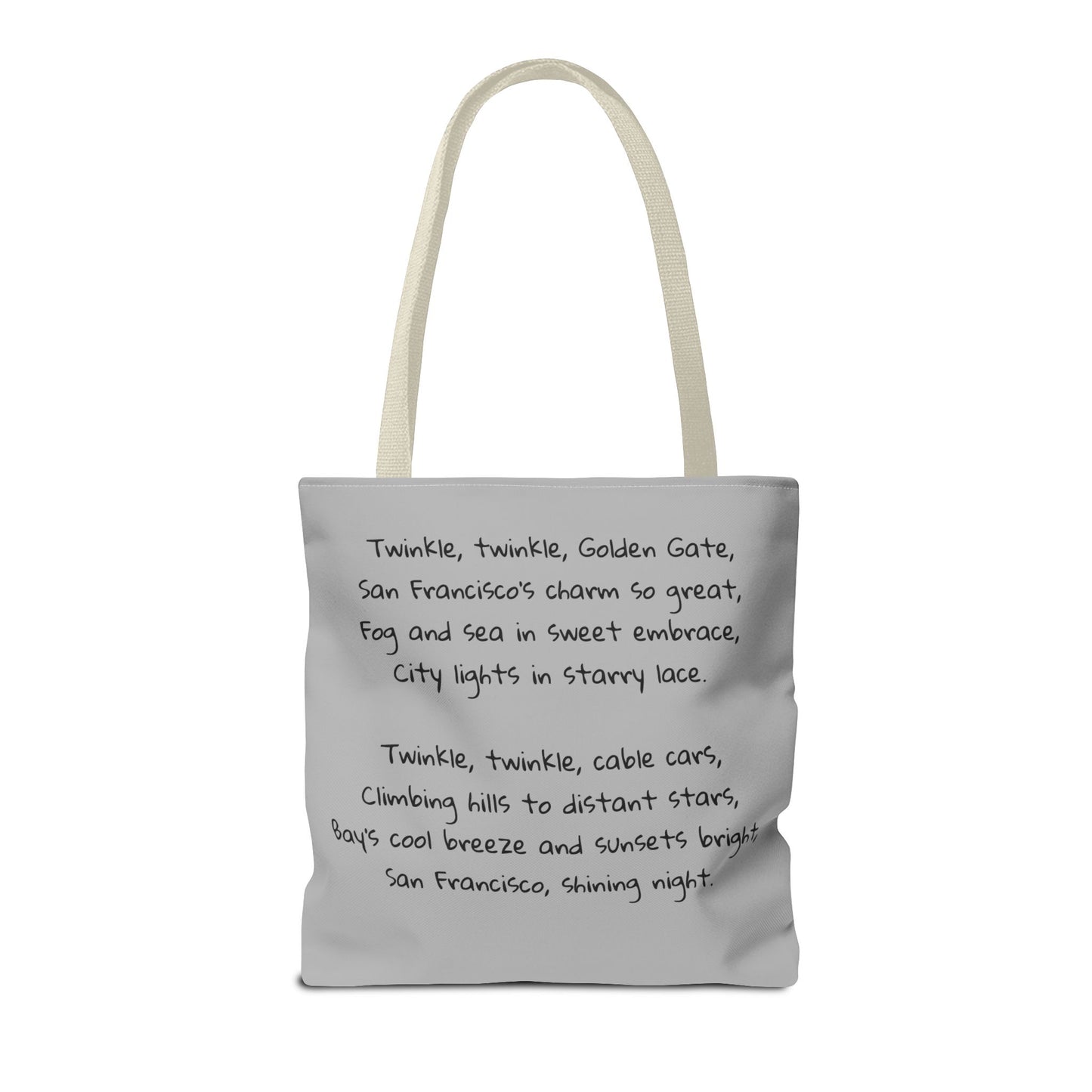 San Francisco, California, Twinkle Twinkle Little Star, Nursery Rhyme, Tote Bag, Book, School, Library, Travel