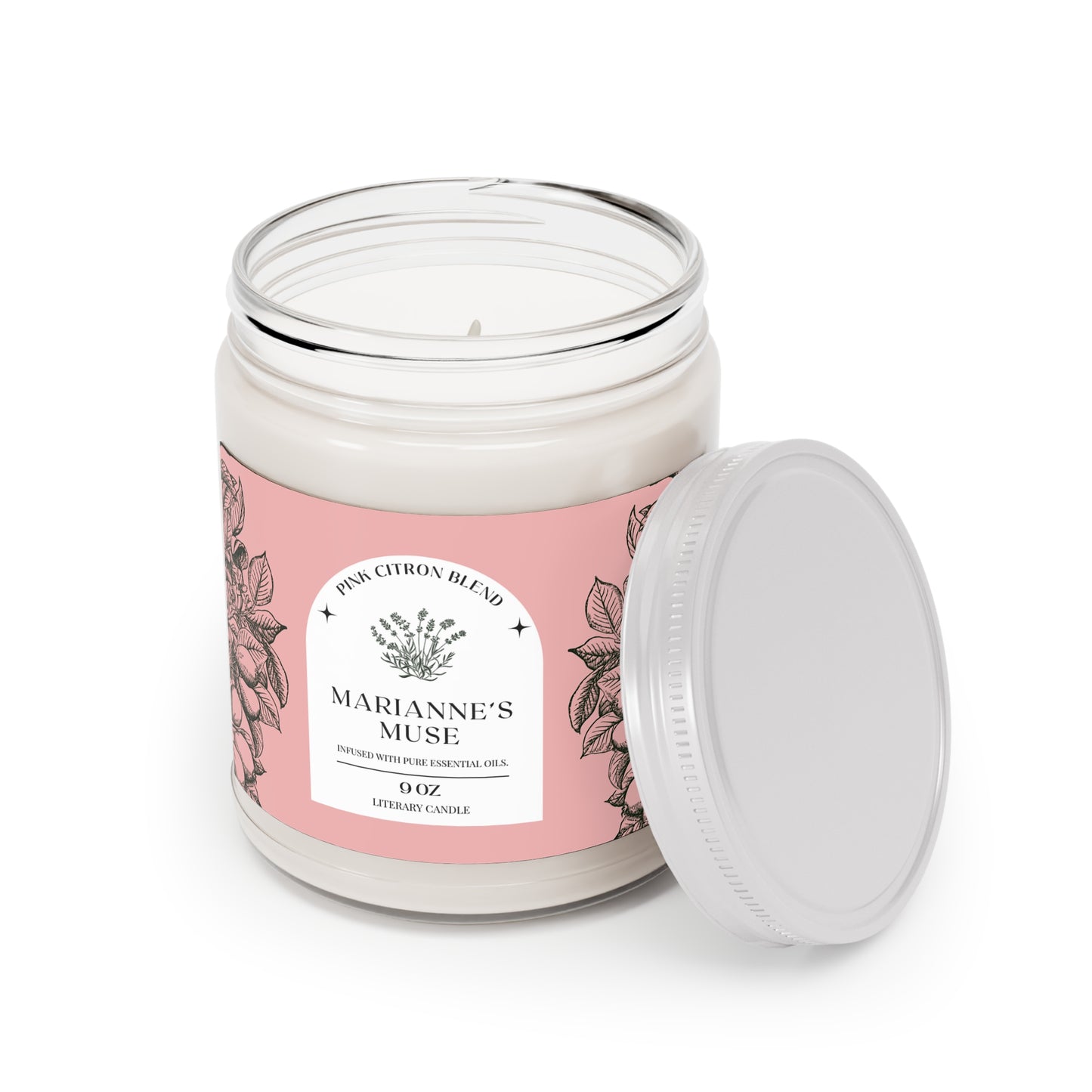 Regency, Jane Austen, Austenite, Candle, Marianne, Dashwood, Sense and Sensibility, Gift, Shower, Birthday, Scented Soy Candle,