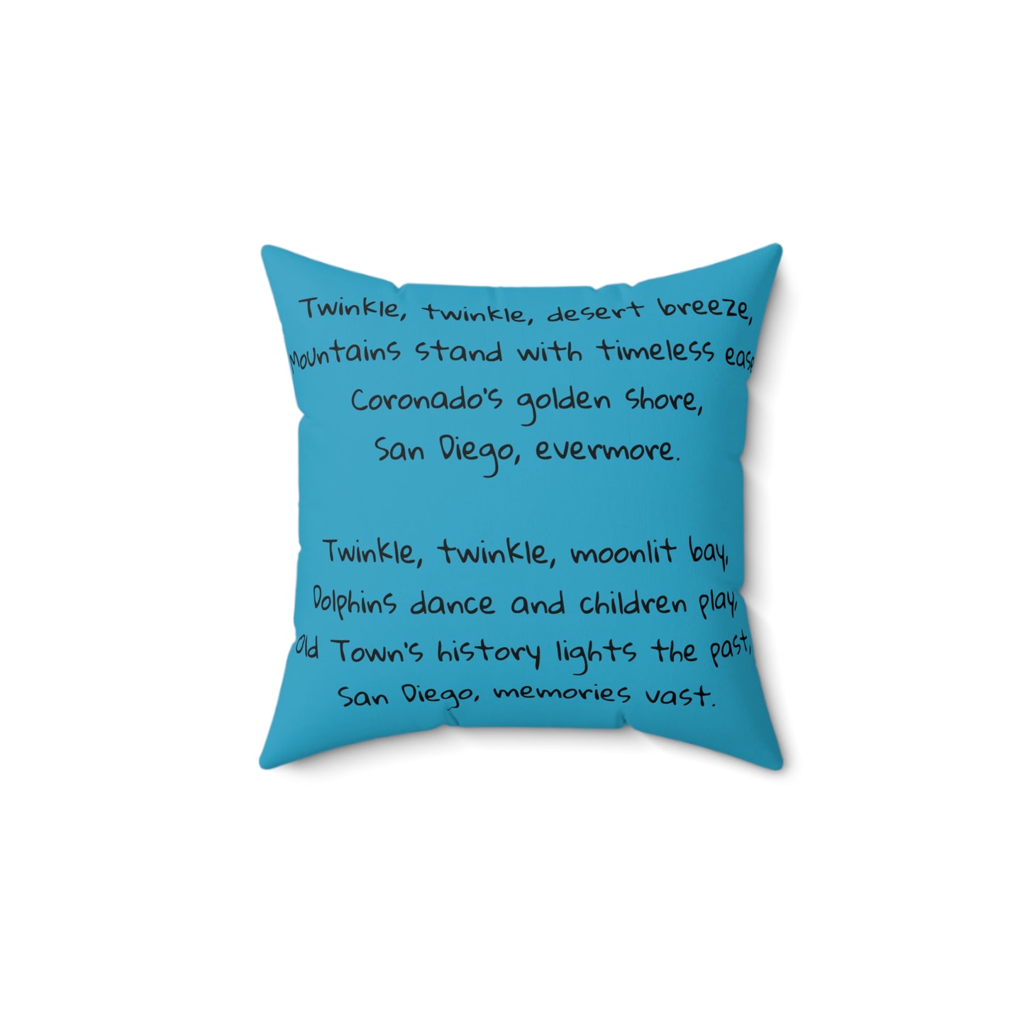 Spun Polyester Square Pillow