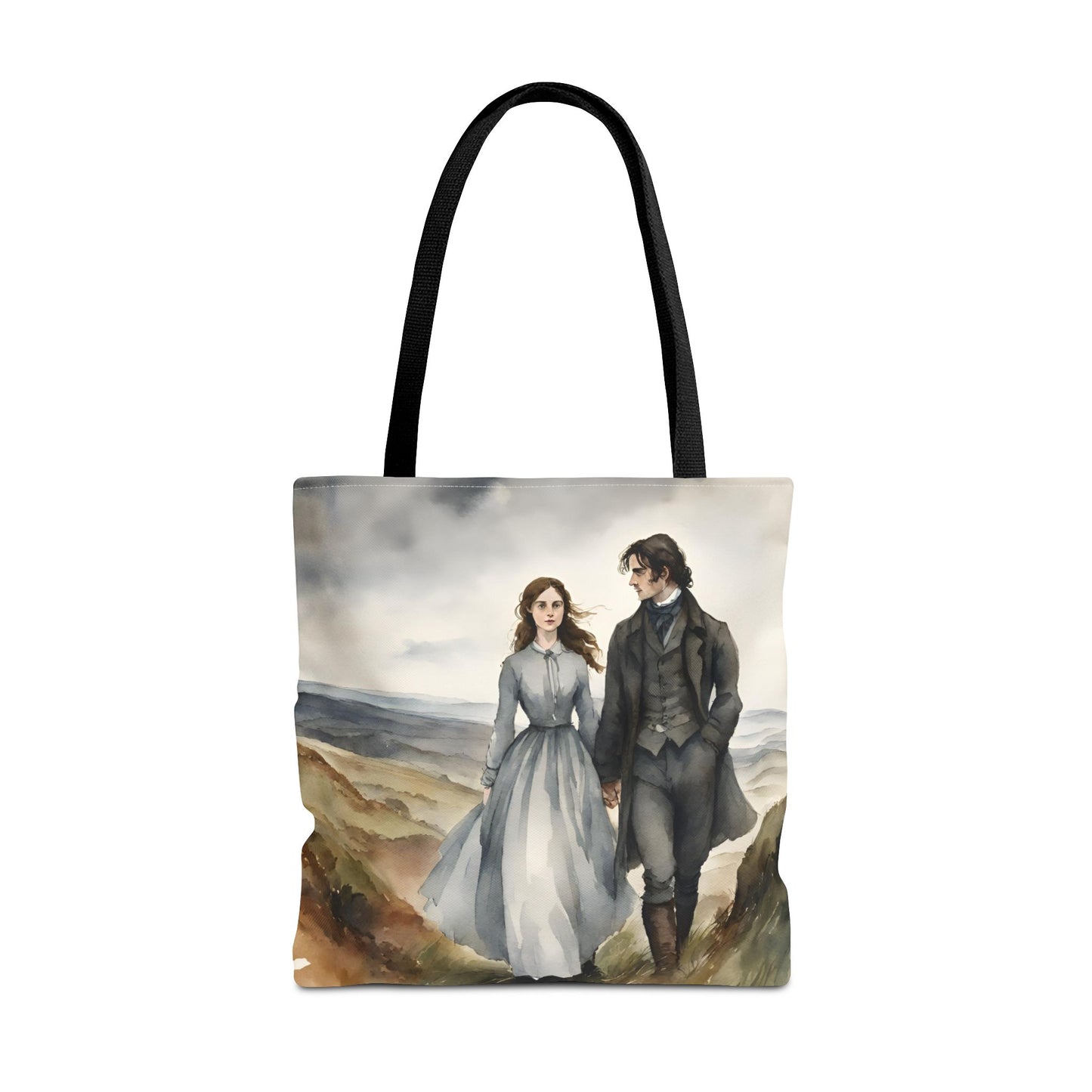 Wuthering Heights, Emily Bronte, Tote Bag, School Bag, Book Bag, Library Bag
