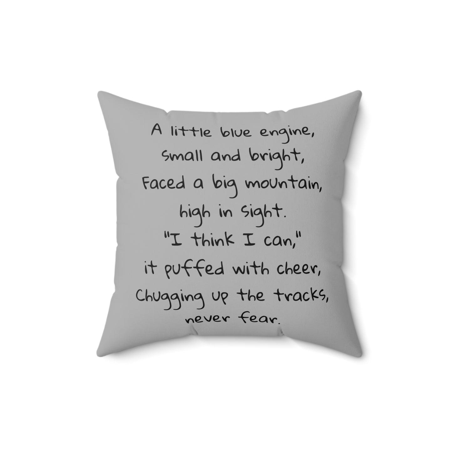 Train, Little Engine That Could, Square Pillow, Literary Pillow, Library, Book Nook, Reading Corner, Classroom, Teacher