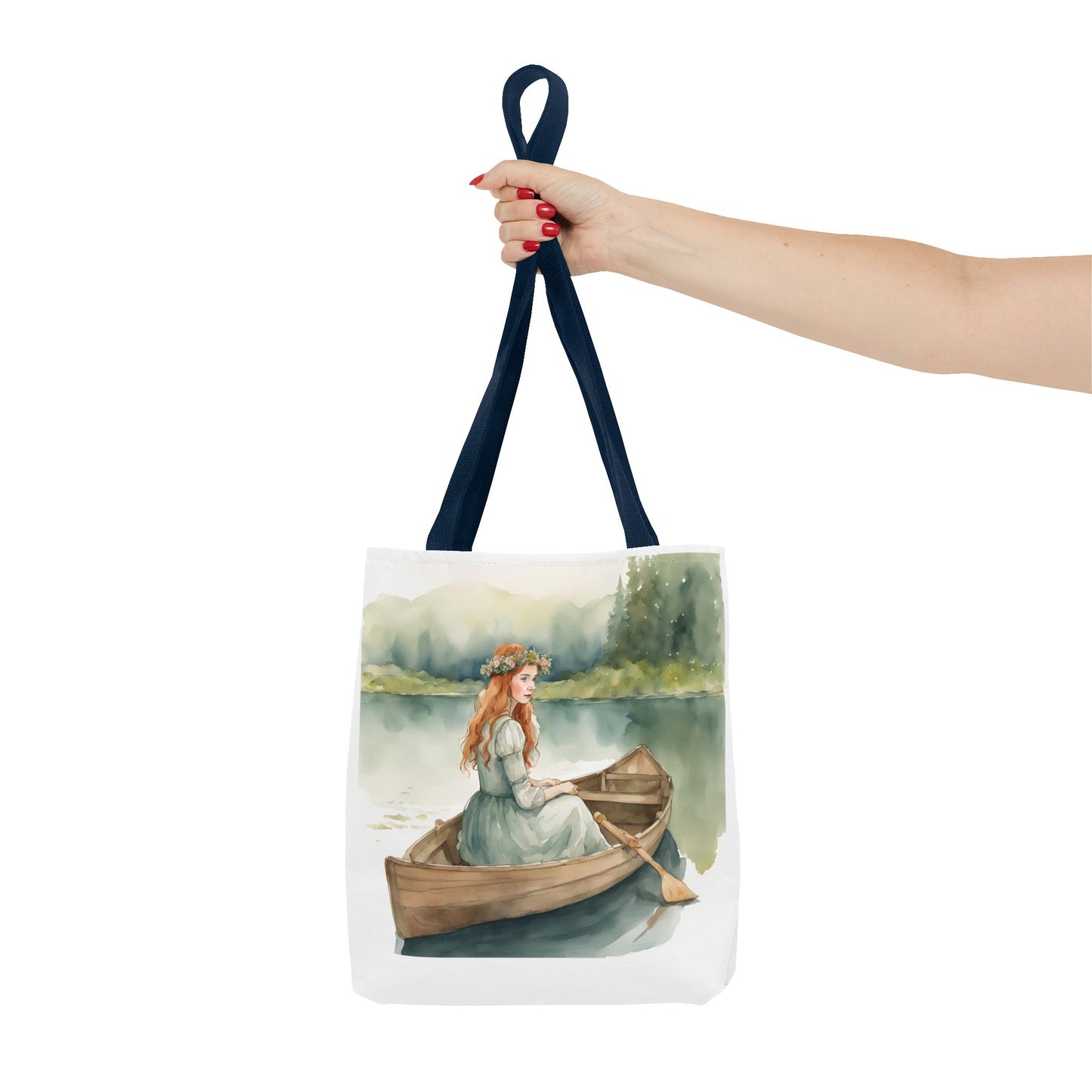 Anne of Green Gables, Lady of Shalott, Lucy Maud Montgomery, Tote Bag, Alfred Lord Tennyson, School Bag, Book Bag, Library Bag, Gift