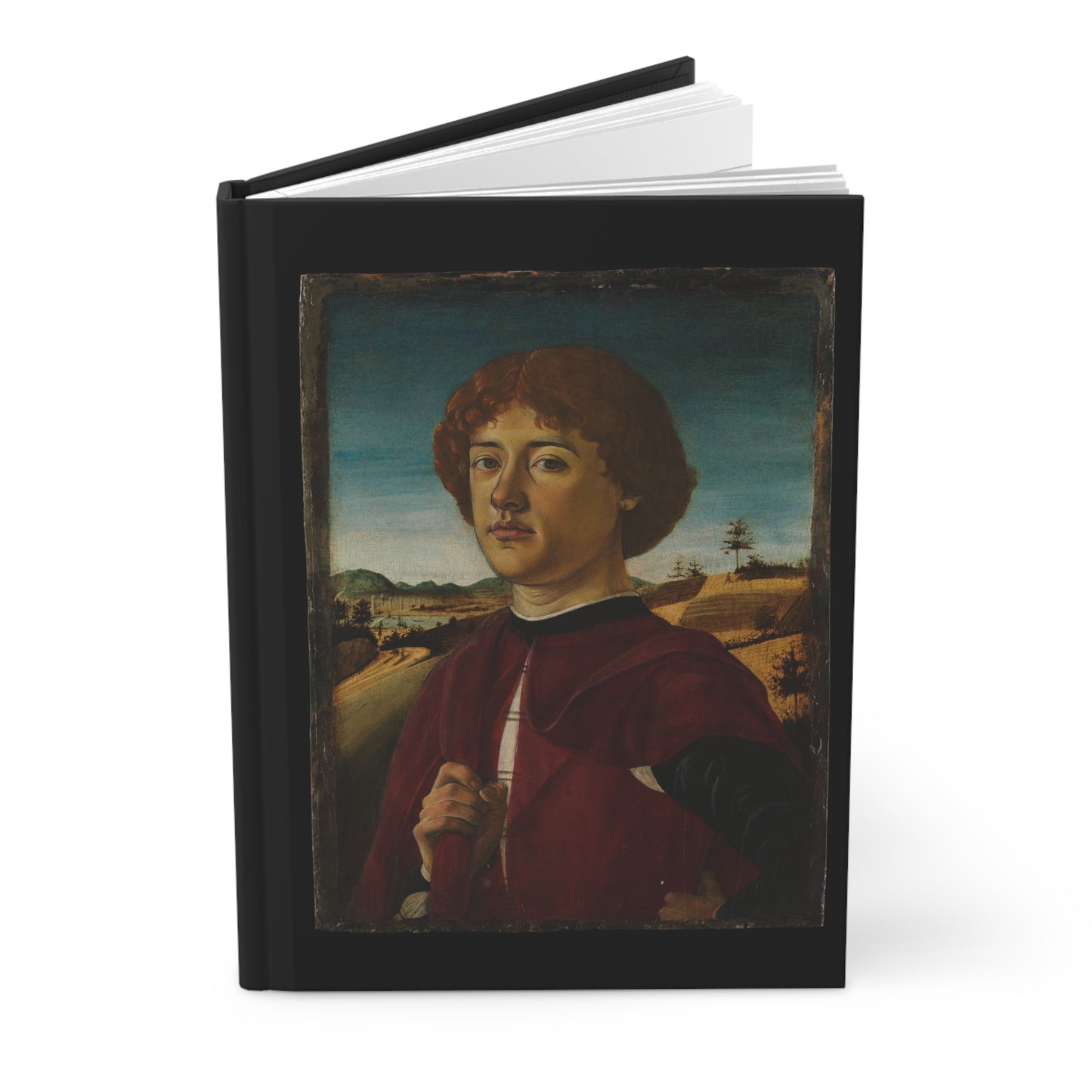 Florentine Portrait of Young Man- Renaissance Art Hardcover Journal Matte