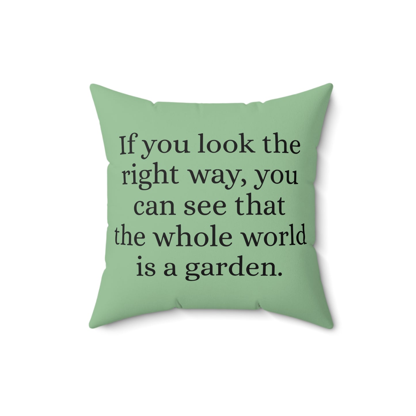 The Secret Garden, Vintage Style, Square Pillow
