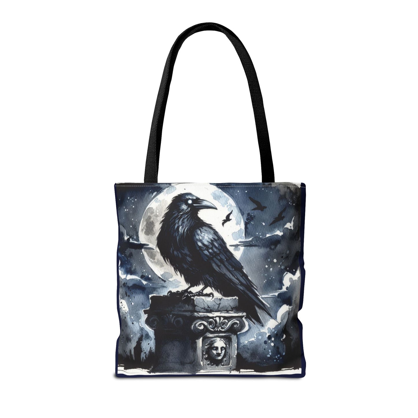 The Raven, Nevermore, Edgar Allan Poe, Literary Bag, Tote Bag, Book Bag, School Bag, Library, Gift