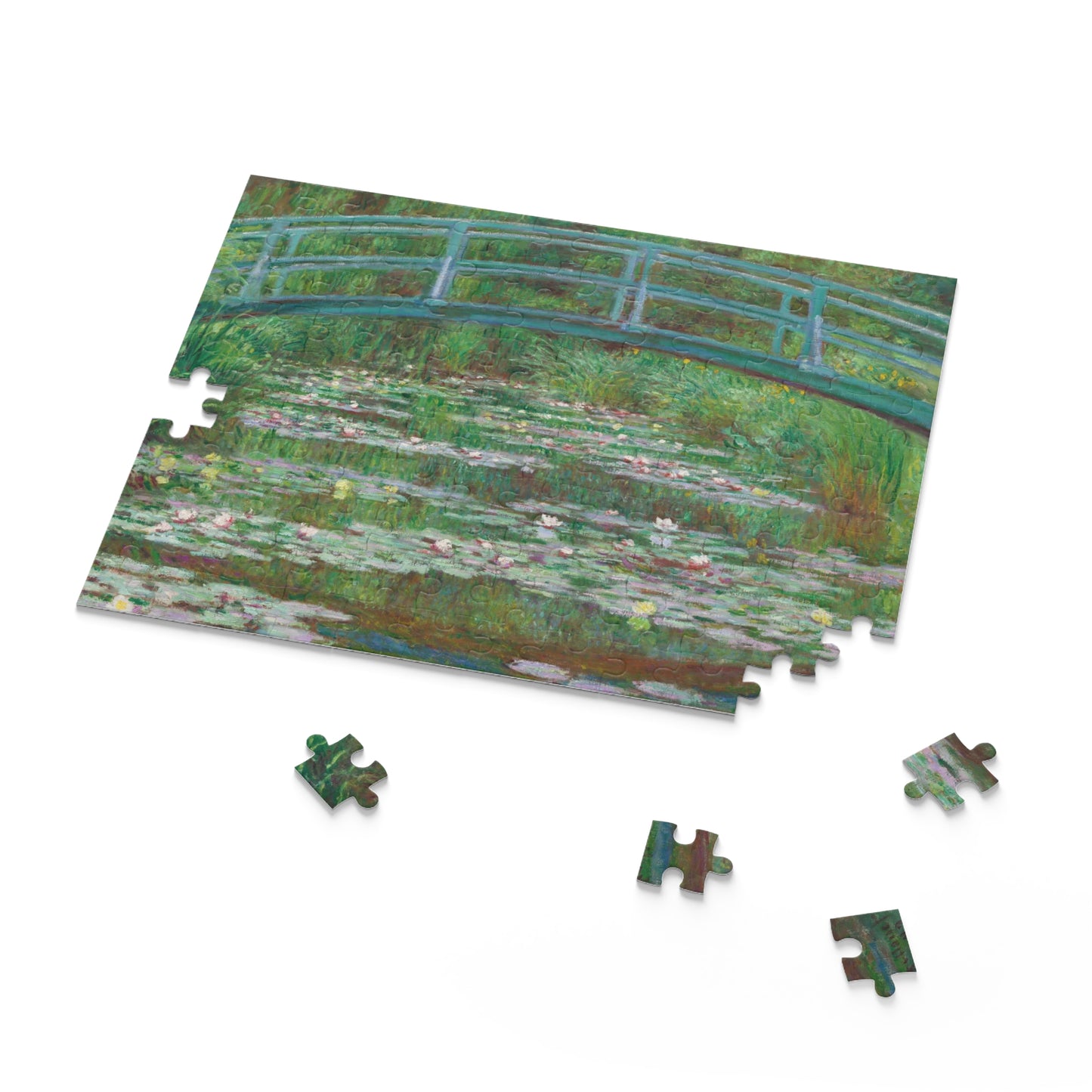 Claude Monet, Japanese, Bridge, Water Lily, Impressionist, Puzzle (120, 252, 500-Piece)