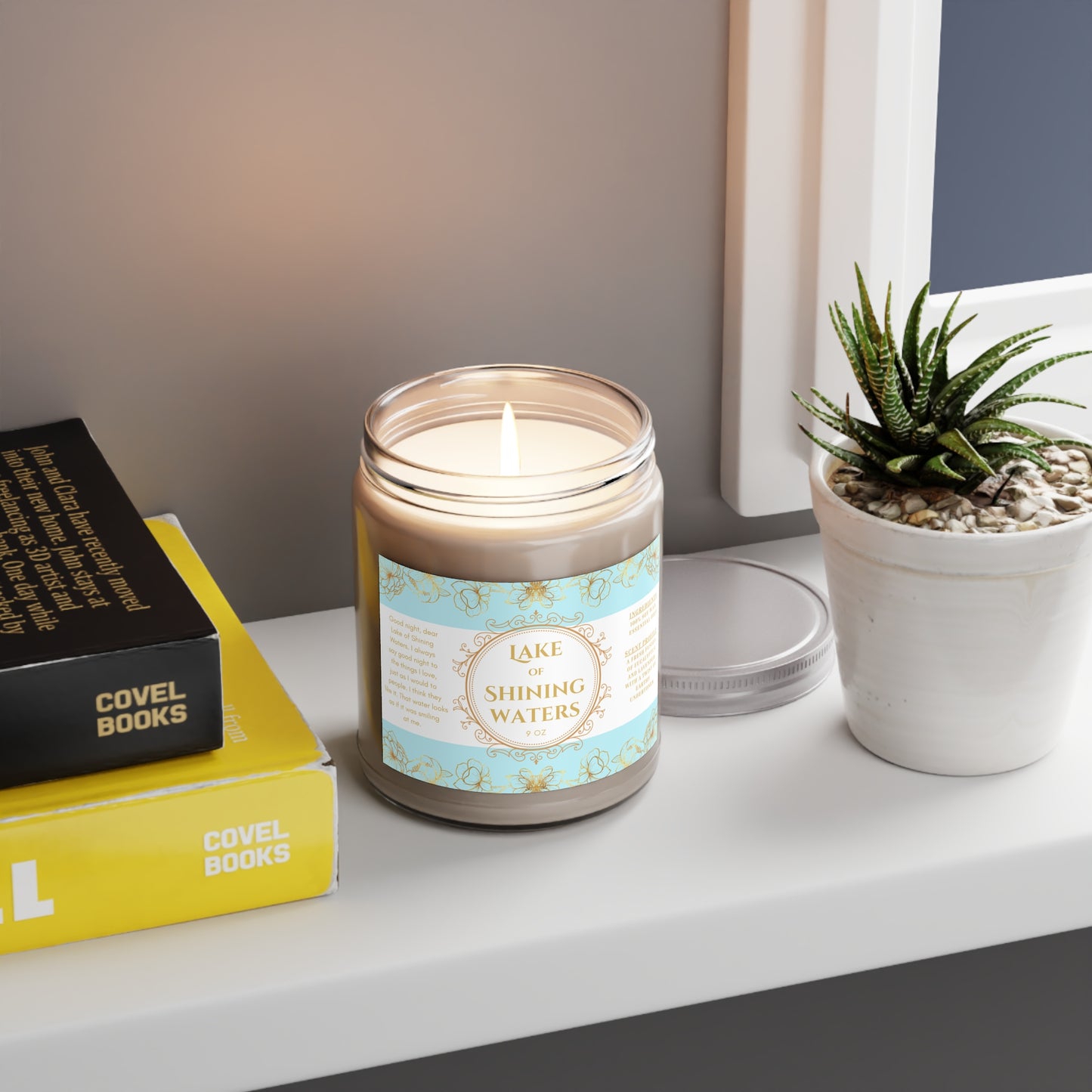 Anne of Green Gables, Lake of Shining Waters, Scented, Candles, 9oz, Gift, Eucalyptus Lavender Herb scent