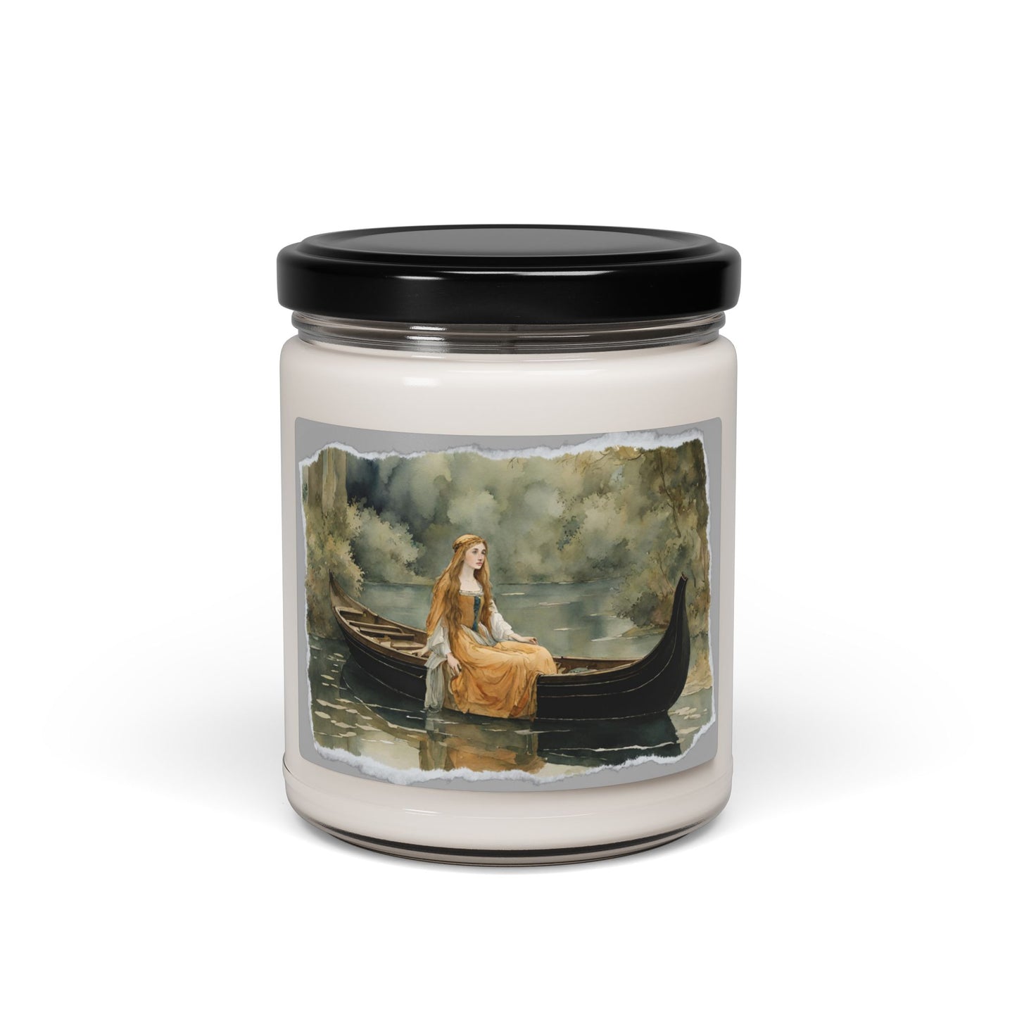 Renaissance, Lady of Shalott, Tennyson, Scented Soy Candle, 9oz