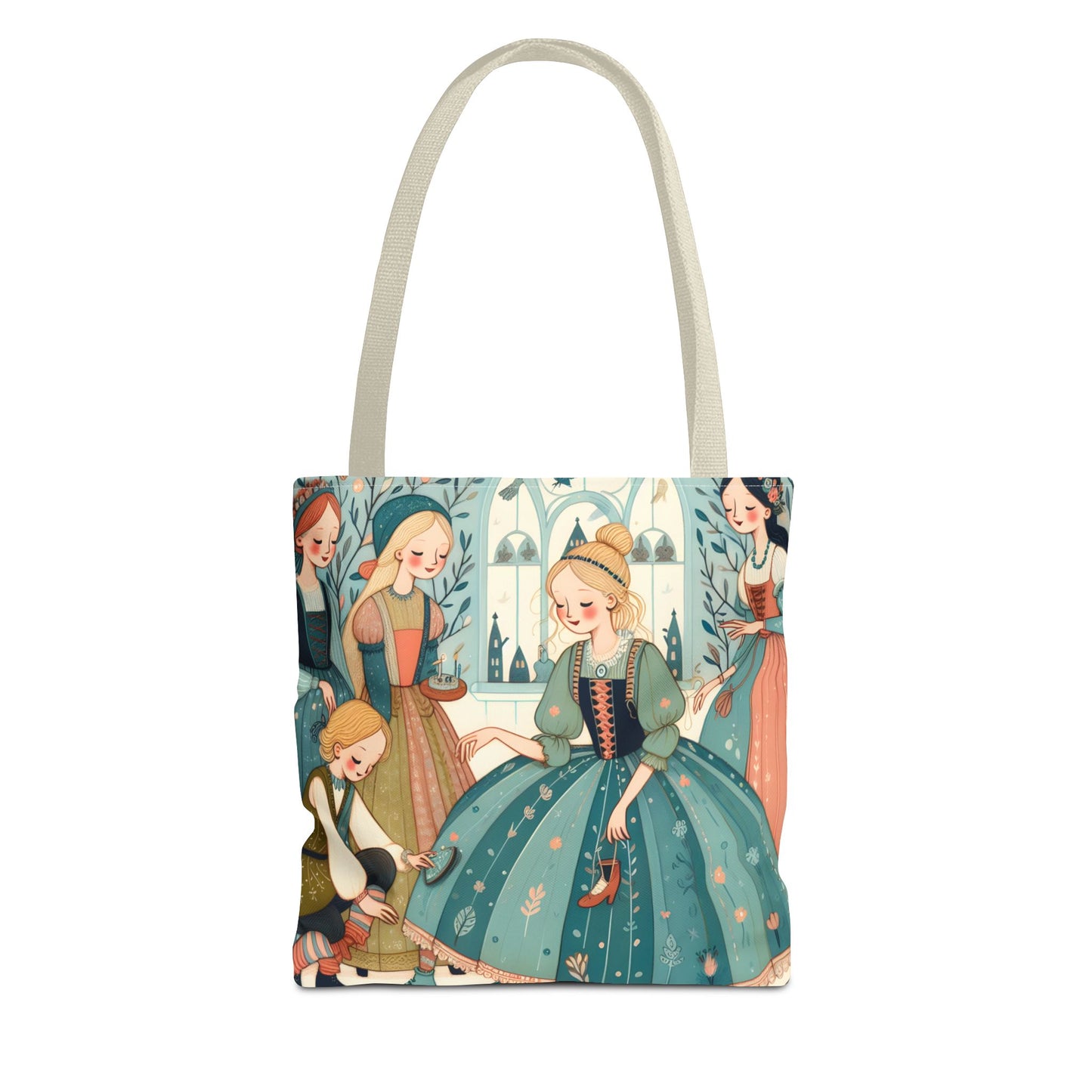 Cinderella, Fairy Tale, Tote Bag, Book Bag, Library Bag, Gift