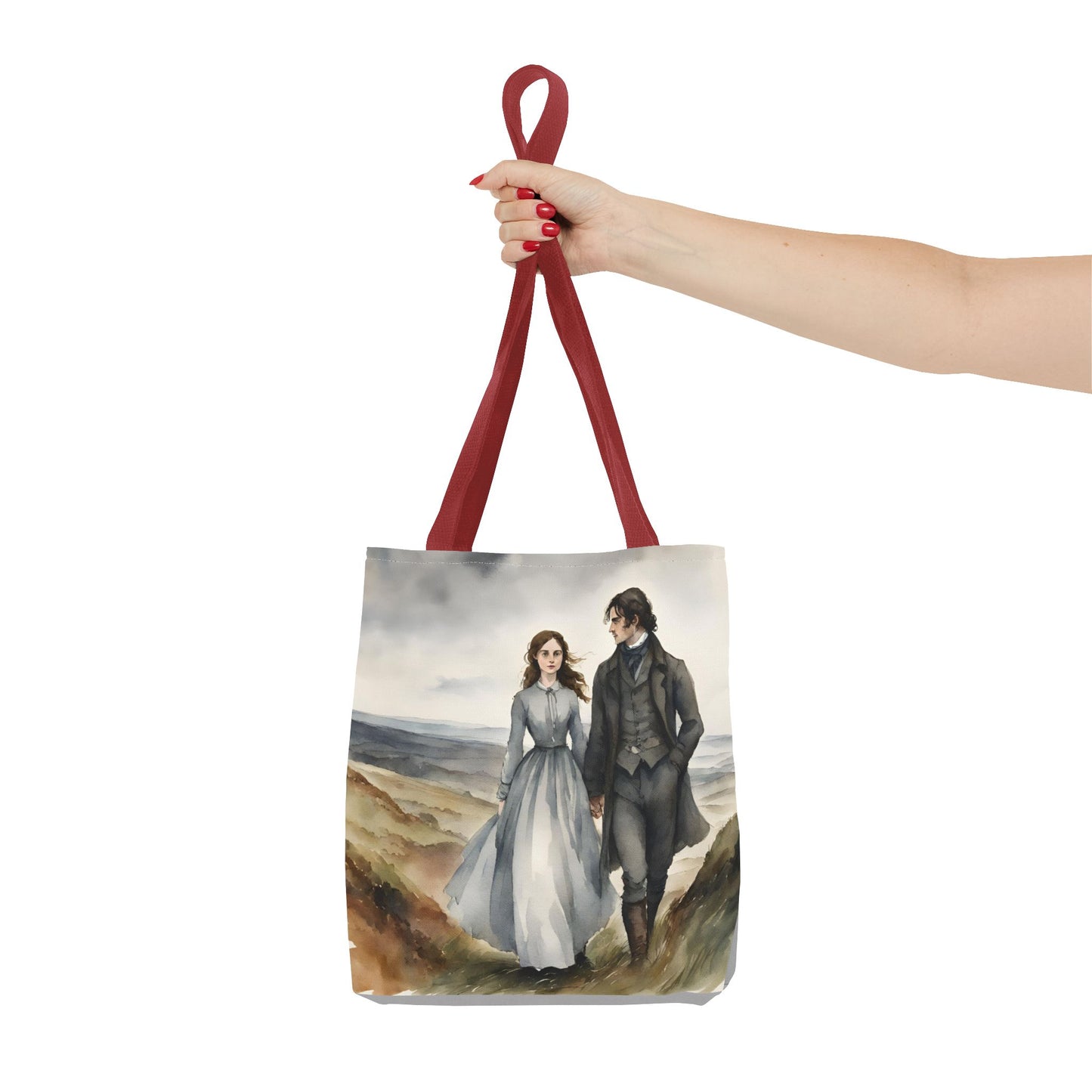 Wuthering Heights, Emily Bronte, Tote Bag, School Bag, Book Bag, Library Bag
