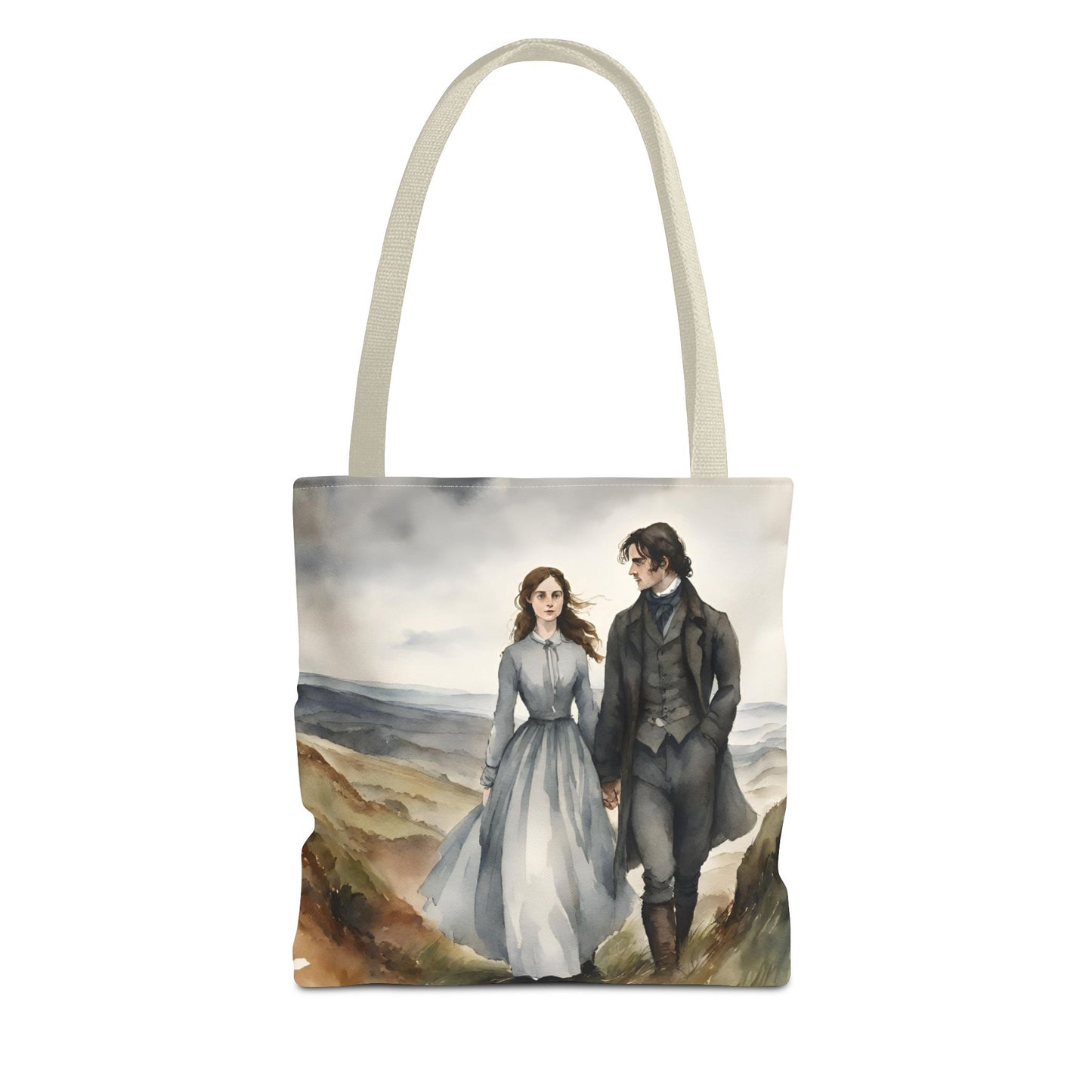 Wuthering Heights, Emily Bronte, Tote Bag, School Bag, Book Bag, Library Bag