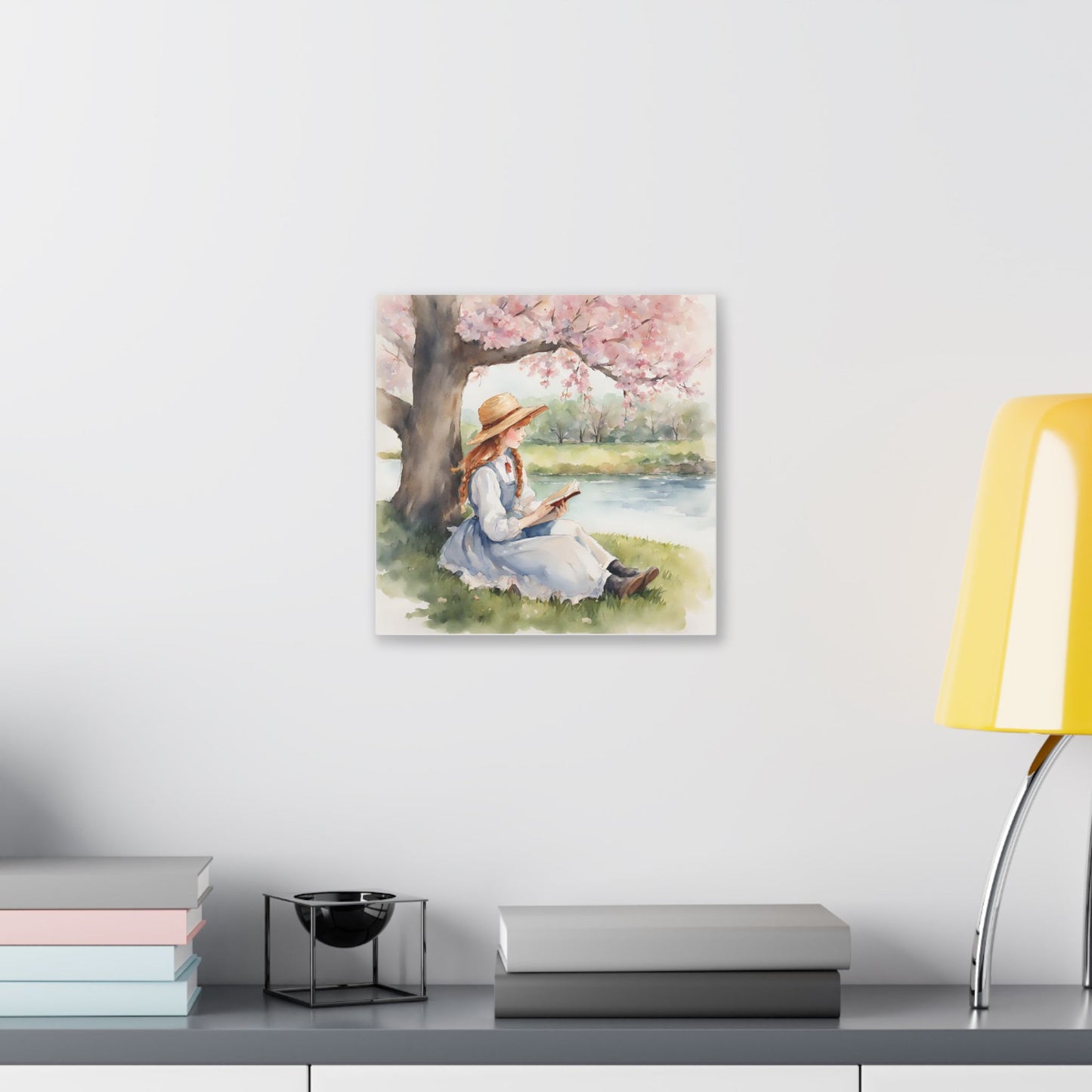 Anne of Green Gables, Spring, Art, Lucy Maud Montgomery, Classic Stretched Canvas, Gift, Home Decor, Library