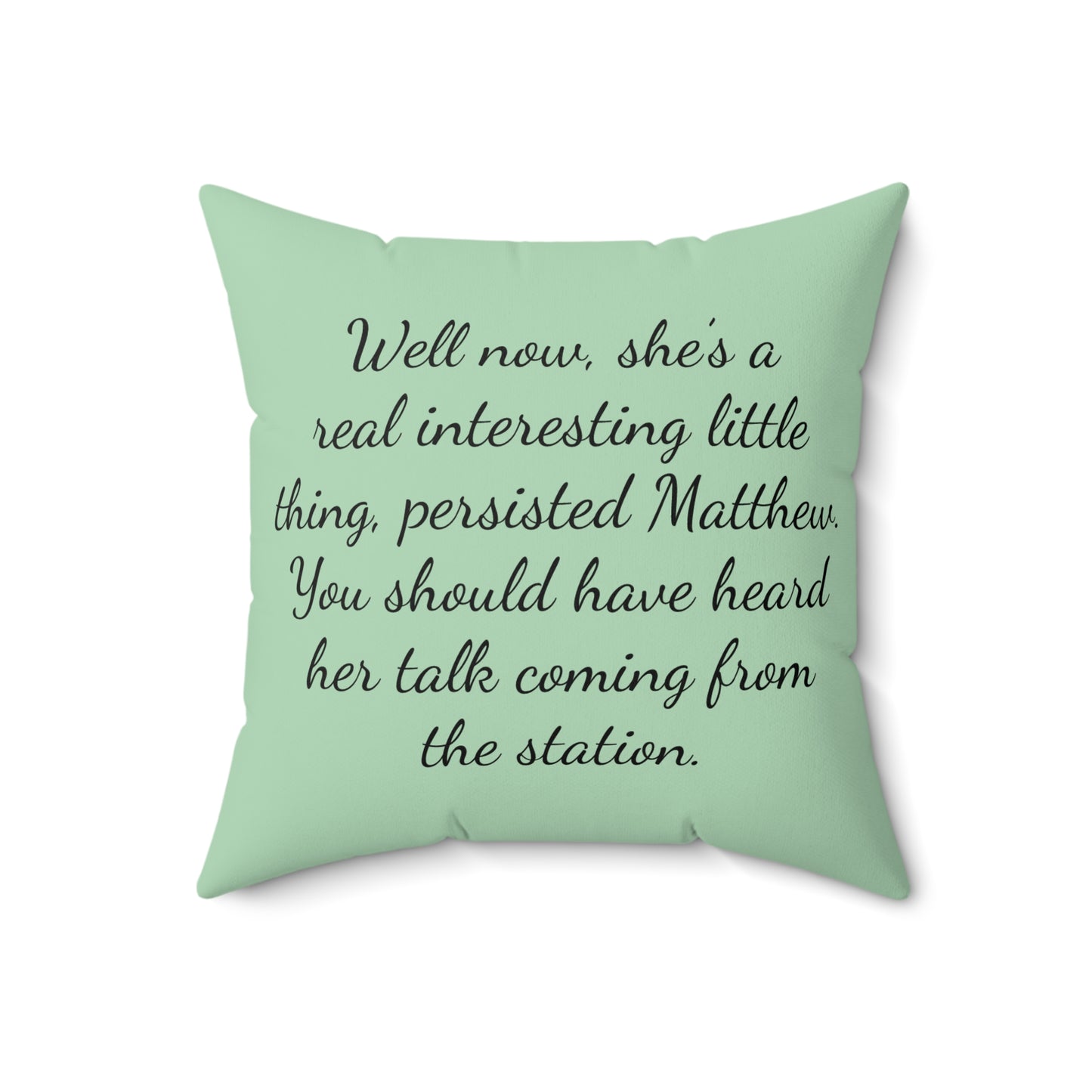 Anne of Green Gables, Lucy Maud Montgomery, Matthew Cuthbert, Literary Pillow, Cushion, Home Decor