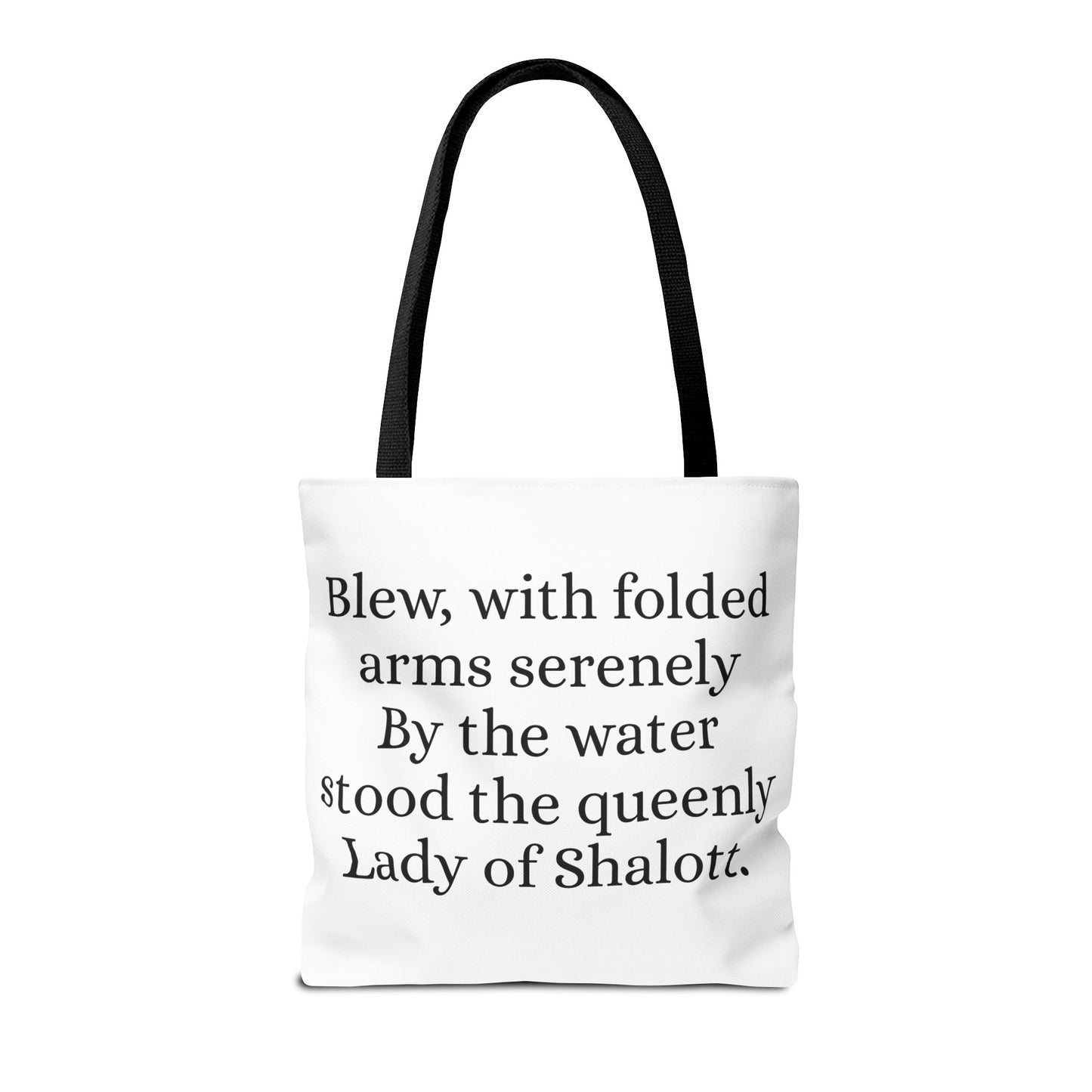 Anne of Green Gables, Lady of Shalott, Lucy Maud Montgomery, Tote Bag, Alfred Lord Tennyson, School Bag, Book Bag, Library Bag, Gift