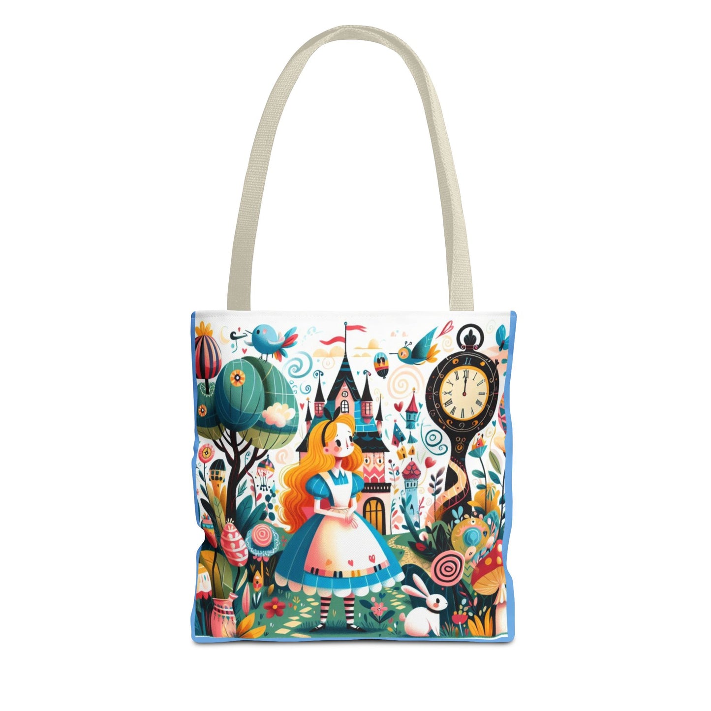 Alice in Wonderland, Fairytale, Lewis Carroll, Tote Bag, Book Bag, School, Library, Book Club