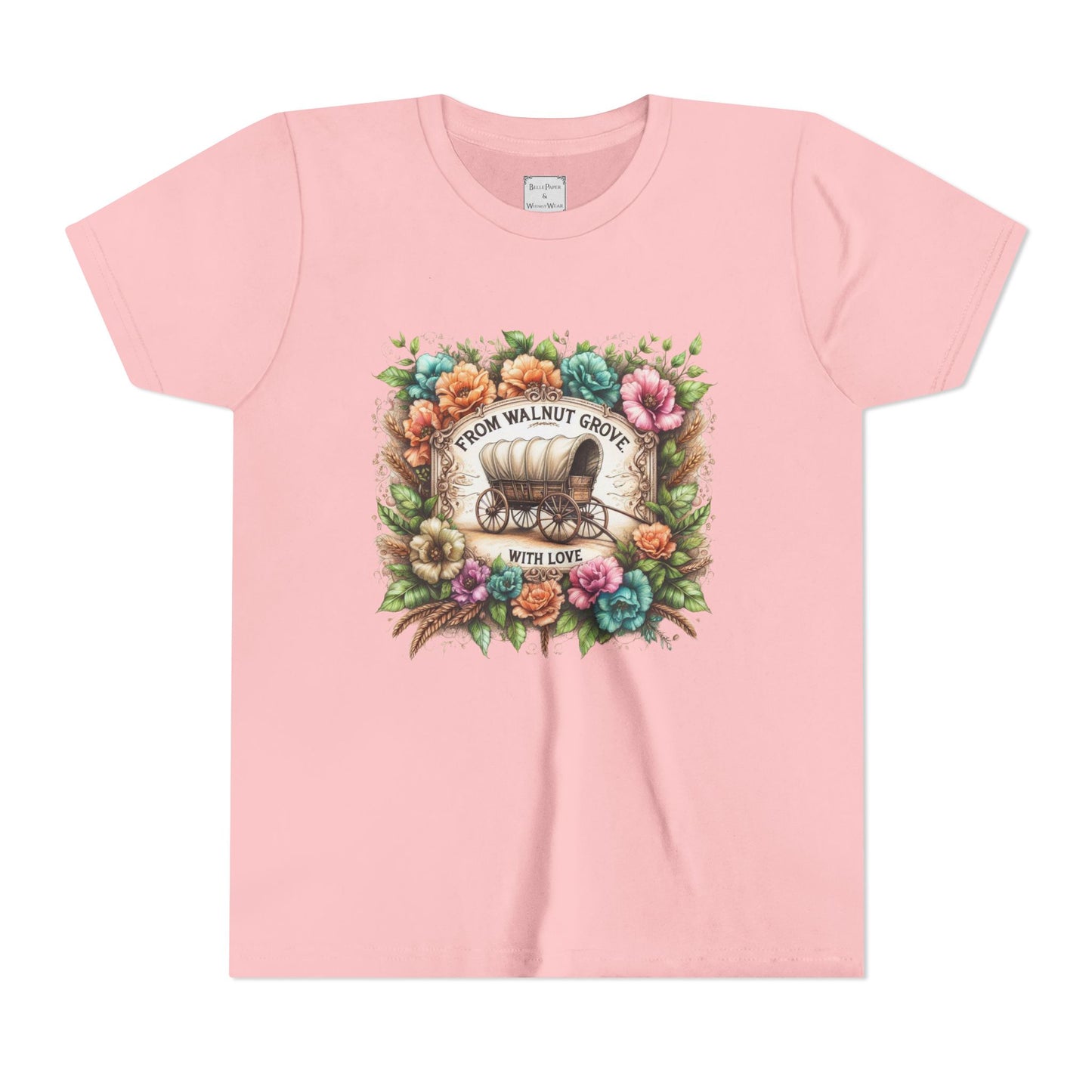 Walnut Grove Youth T-Shirt, Laura Ingalls Wilder Tee, Prairie Life Shirt, Birthday Gift, Summer Clothing, Cute Kid's Top