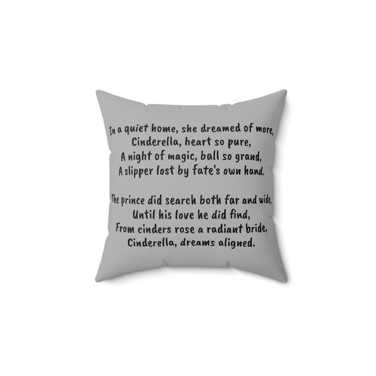 Cinderella, Fairy Tale, Square Pillow, Library, Book Nook, Reading Corner, Educational, Library