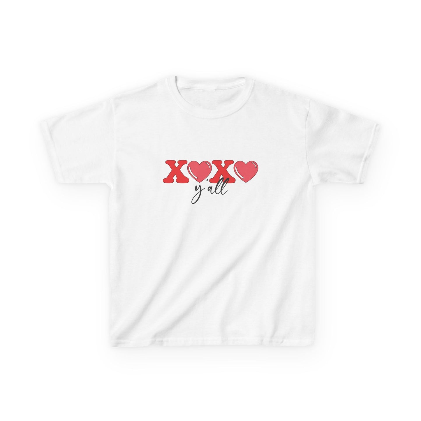 Retro Cute Valentine's Day T-Shirt, Tshirt, Y'all, Kids Heavy Cotton™ Tee
