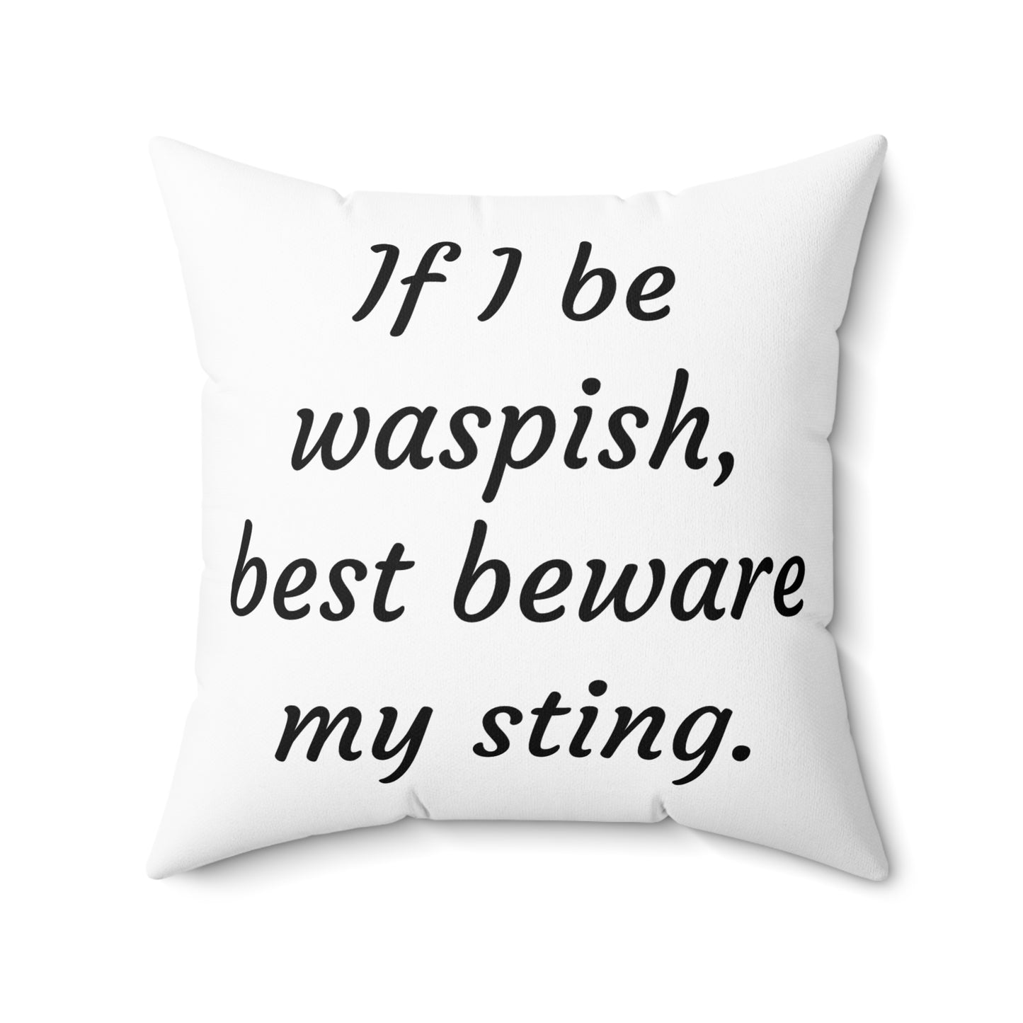 Shakespeare, Taming of the Shrew, Kate, Petruchio, Spun Polyester Square Pillow, Gift