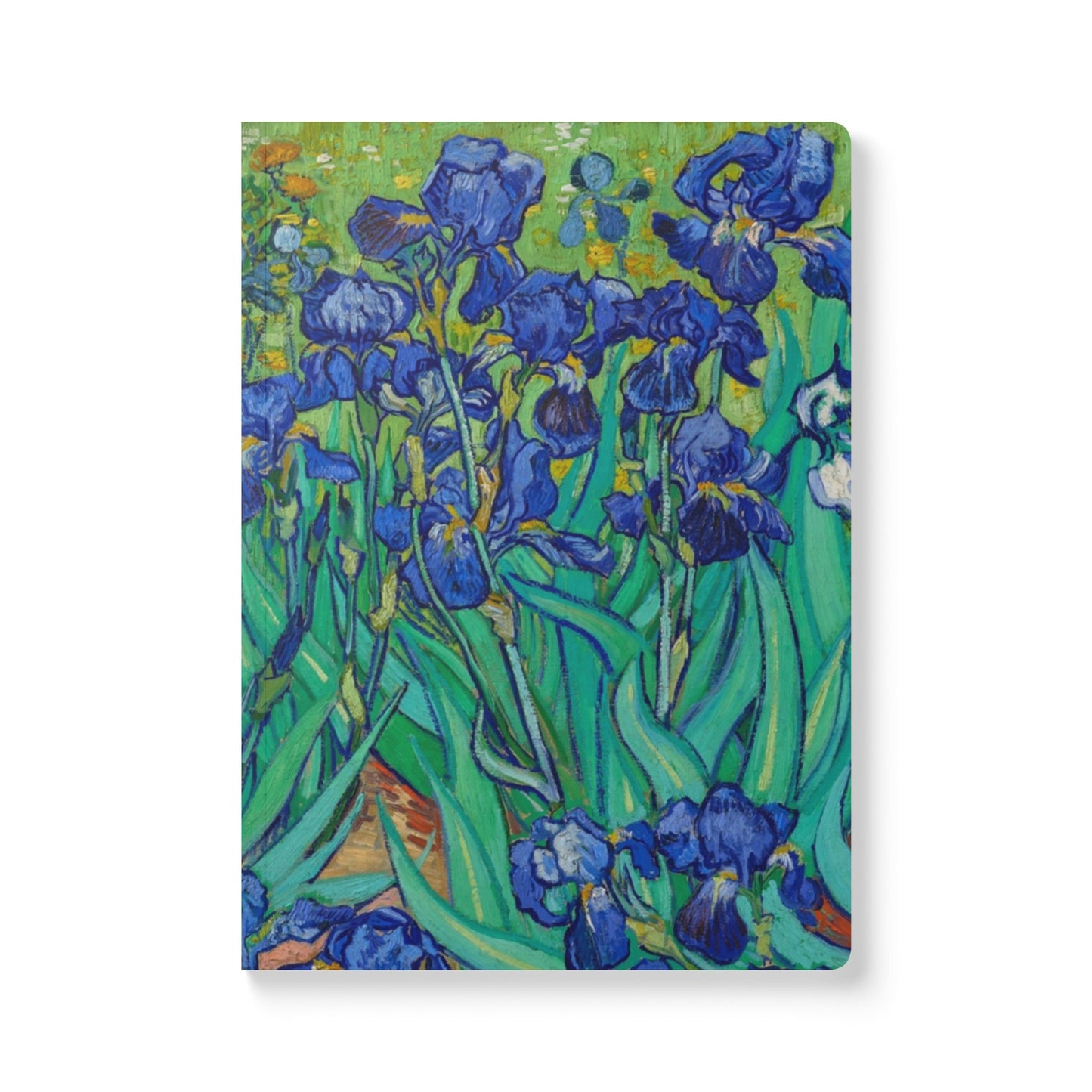Vincent Van Gogh Irises Softcover Journal, Floral Art Notebook, Artistic Stationery Gift, Garden Inspired Writing Journal for Art Lovers