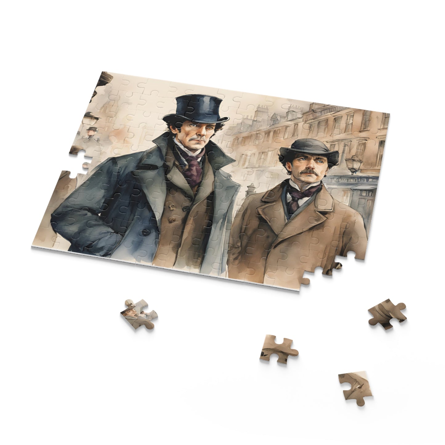 Sherlock Holmes Puzzle - Perfect for Mystery Lovers, 120, 252, 500-Piece, Family Fun, Sir Arthur Conan Doyle, Game, Gift for Holidays