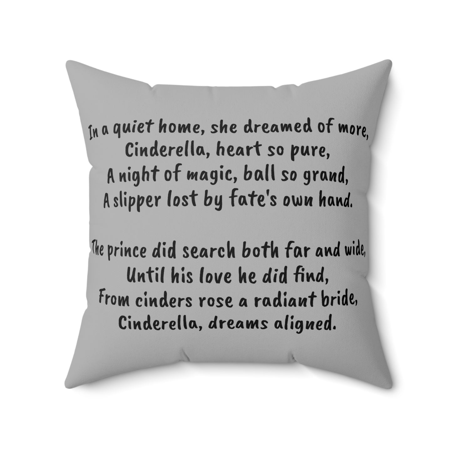 Cinderella, Fairy Tale, Square Pillow, Library, Book Nook, Reading Corner, Educational, Library