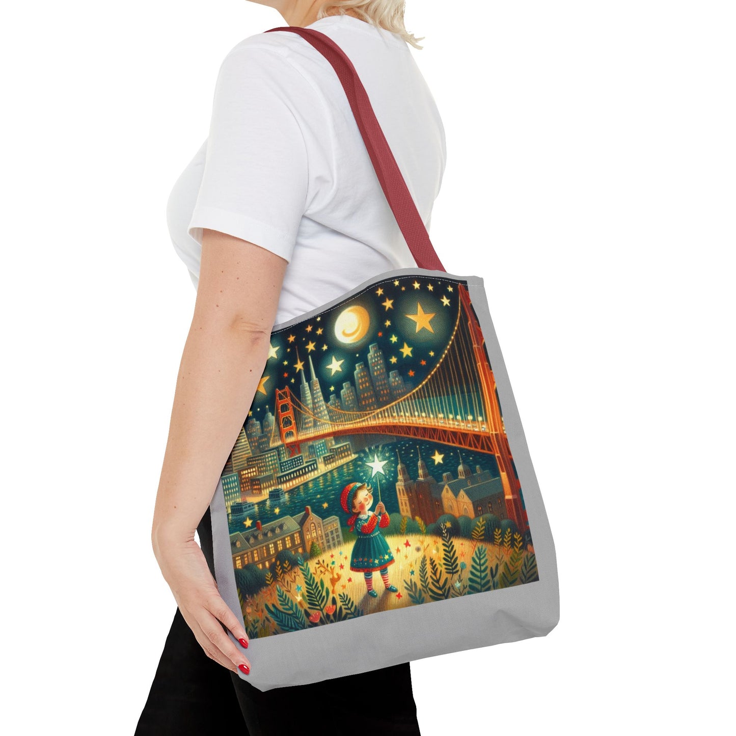 San Francisco, California, Twinkle Twinkle Little Star, Nursery Rhyme, Tote Bag, Book, School, Library, Travel