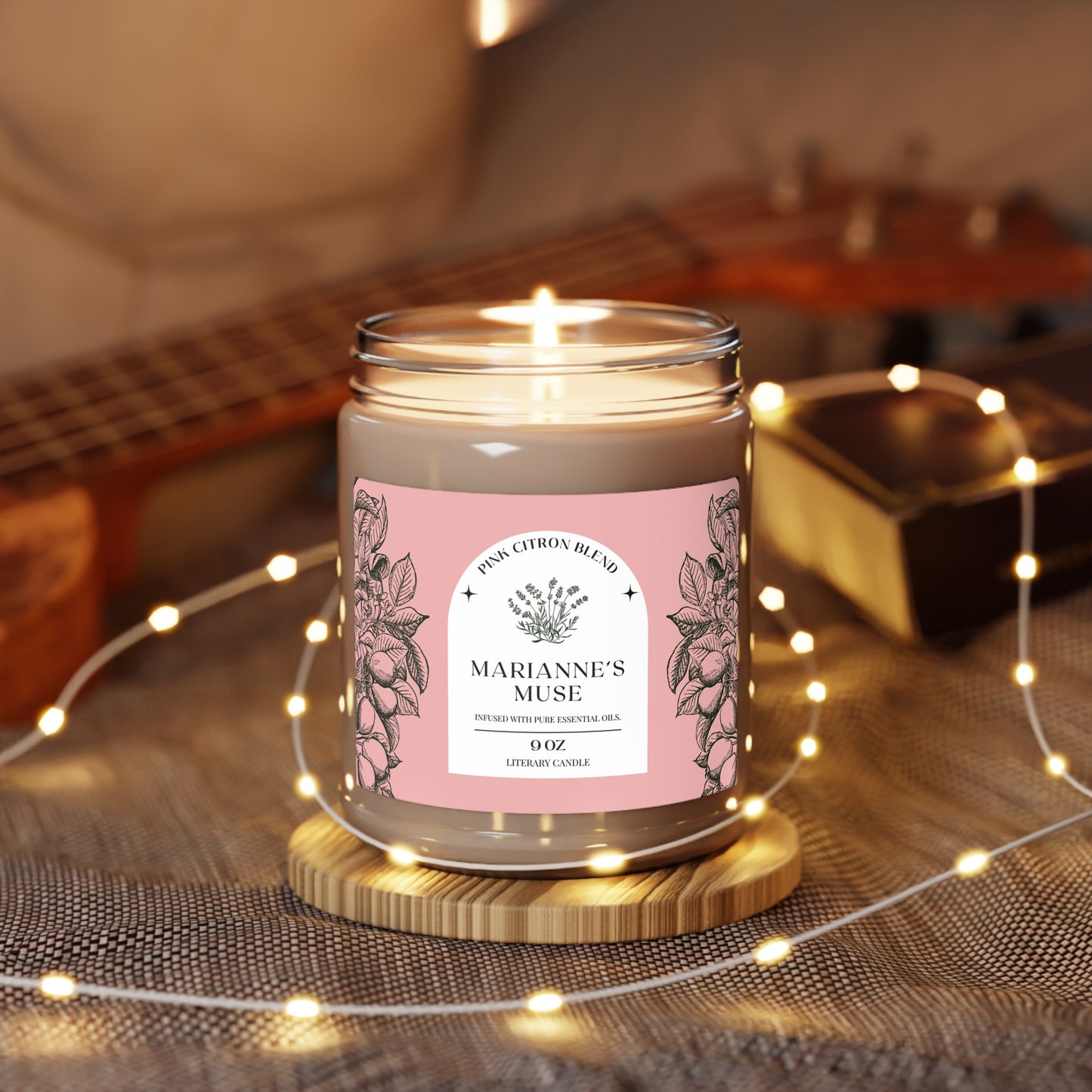 Regency, Jane Austen, Austenite, Candle, Marianne, Dashwood, Sense and Sensibility, Gift, Shower, Birthday, Scented Soy Candle,