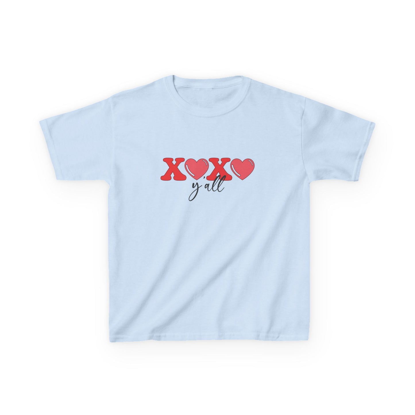 Retro Cute Valentine's Day T-Shirt, Tshirt, Y'all, Kids Heavy Cotton™ Tee