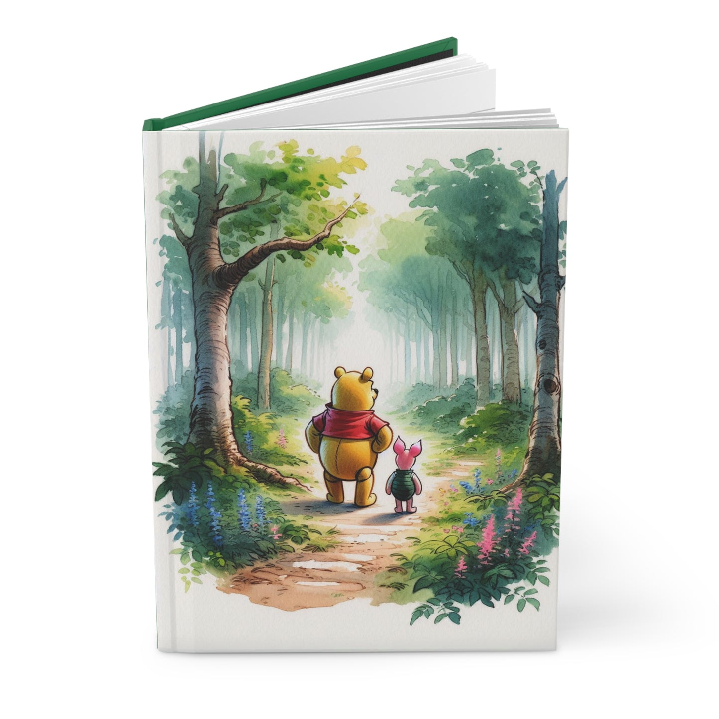 Winnie the Pooh Hardcover Journal, Writer Notebook, Diary, Gift for Grads,