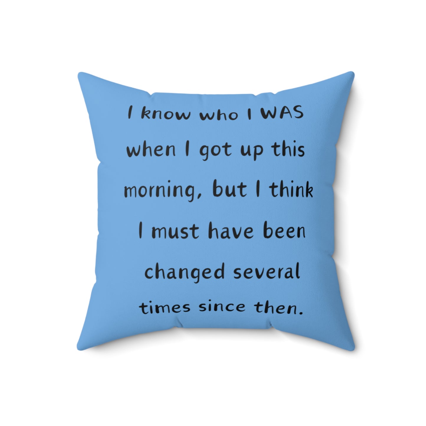Alice in Wonderland, Fairytale, Lewis Carroll, Square Pillow, Bedding, Decor, Library, Book Nook, Reading Corner