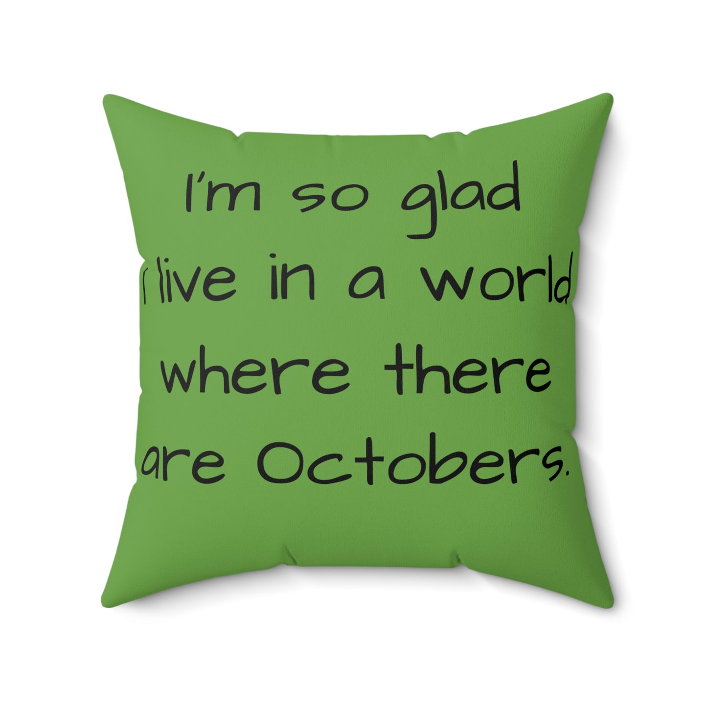 Anne of Green Gables, October, Fall, Autumn, Literary Pillow, Square Pillow, Library, Book Nook, Reading Corner, Library