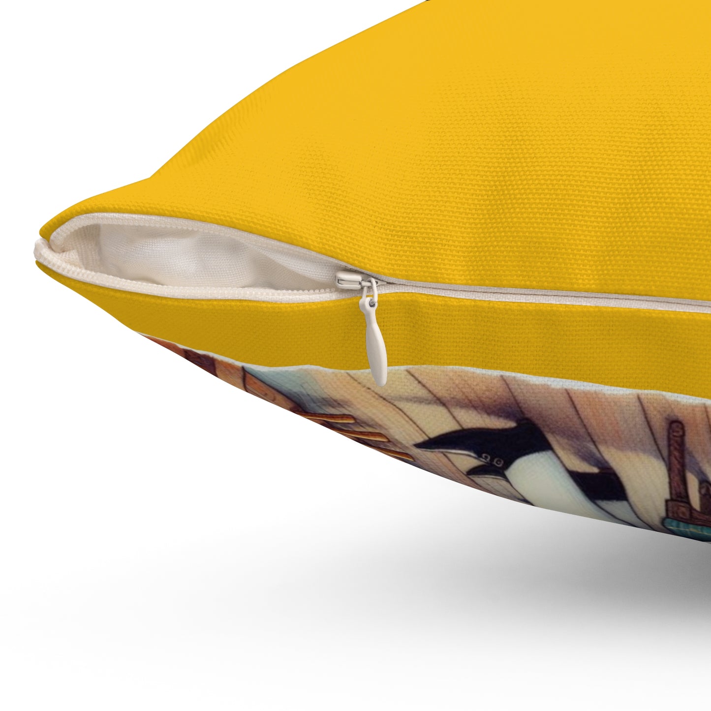 Mozart Music Library Square Pillow - Classical Music Home Decor, Teacher Gift, Kids Room Decoration, Gift for Music Lover, Classroom Accent