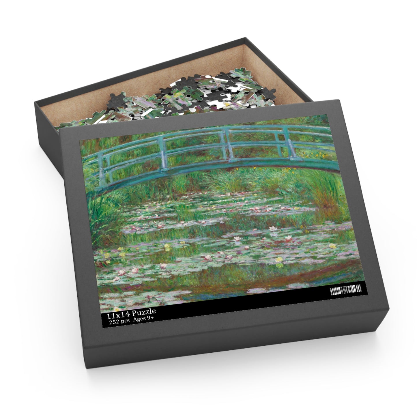 Claude Monet, Japanese, Bridge, Water Lily, Impressionist, Puzzle (120, 252, 500-Piece)