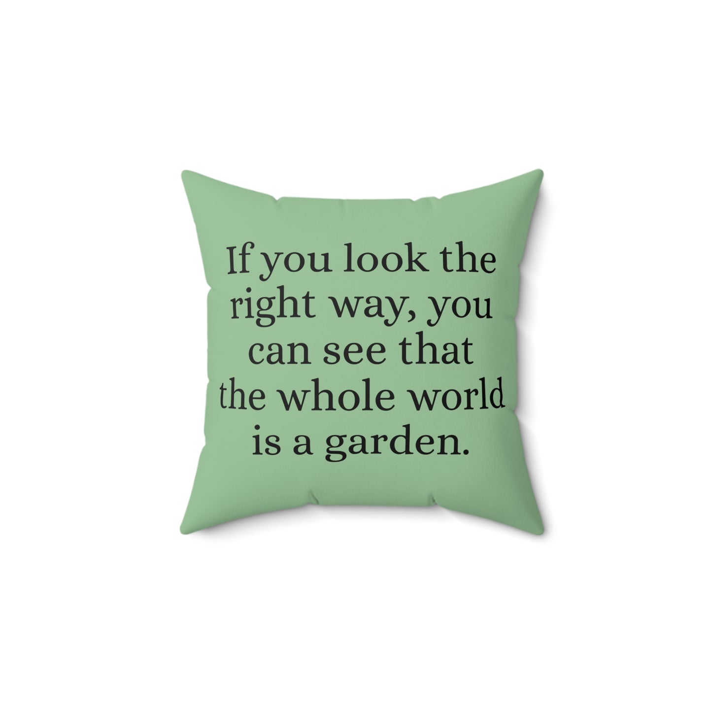 The Secret Garden, Vintage Style, Square Pillow