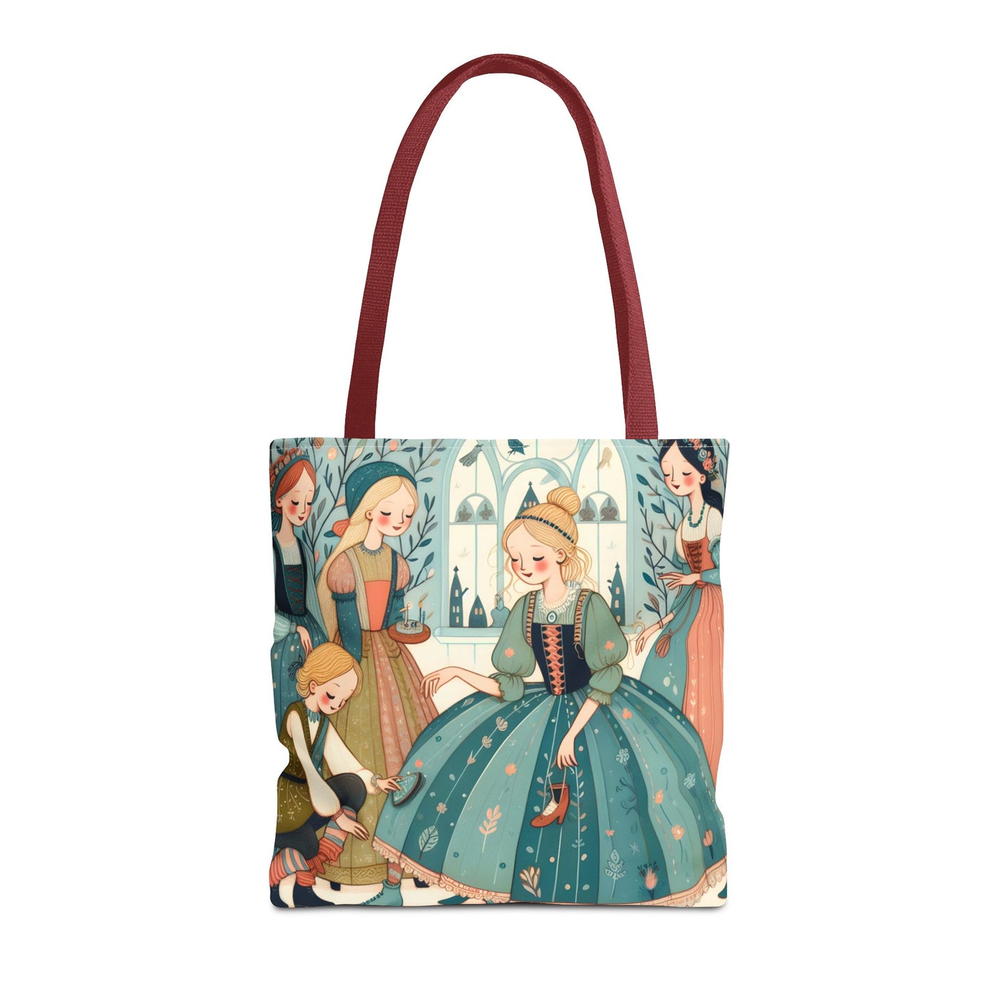 Cinderella, Fairy Tale, Tote Bag, Book Bag, Library Bag, Gift