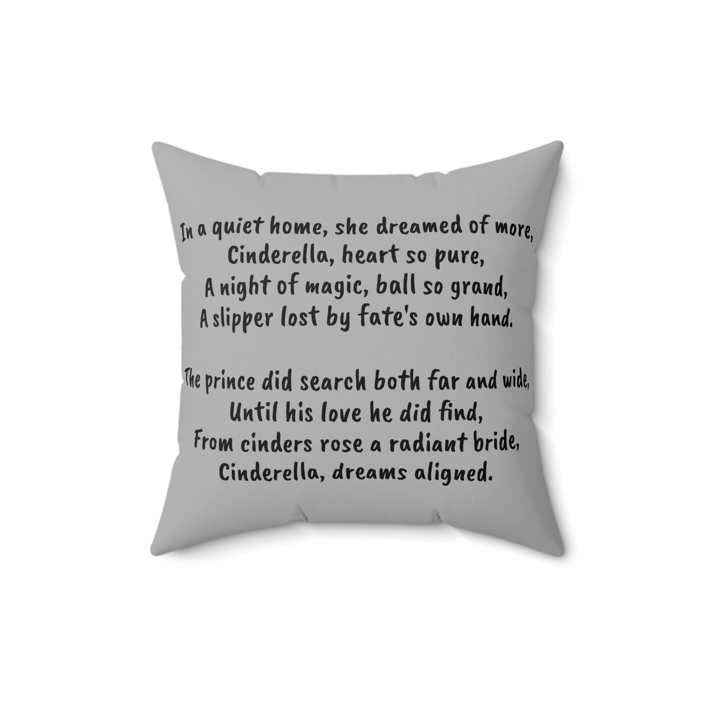 Cinderella, Fairy Tale, Square Pillow, Library, Book Nook, Reading Corner, Educational, Library