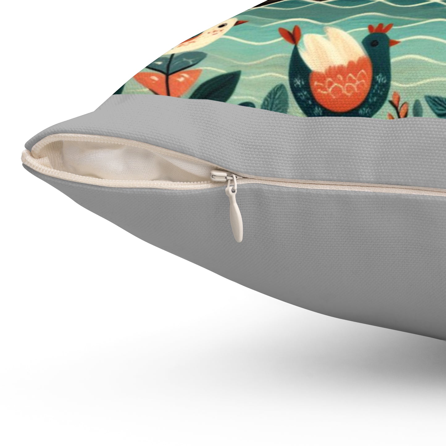 Spanish, Latino, Row Row Your Boat, Square Pillow, Nursery Rhyme, Library, Book Nook, Reading Corner, Educational, Gift
