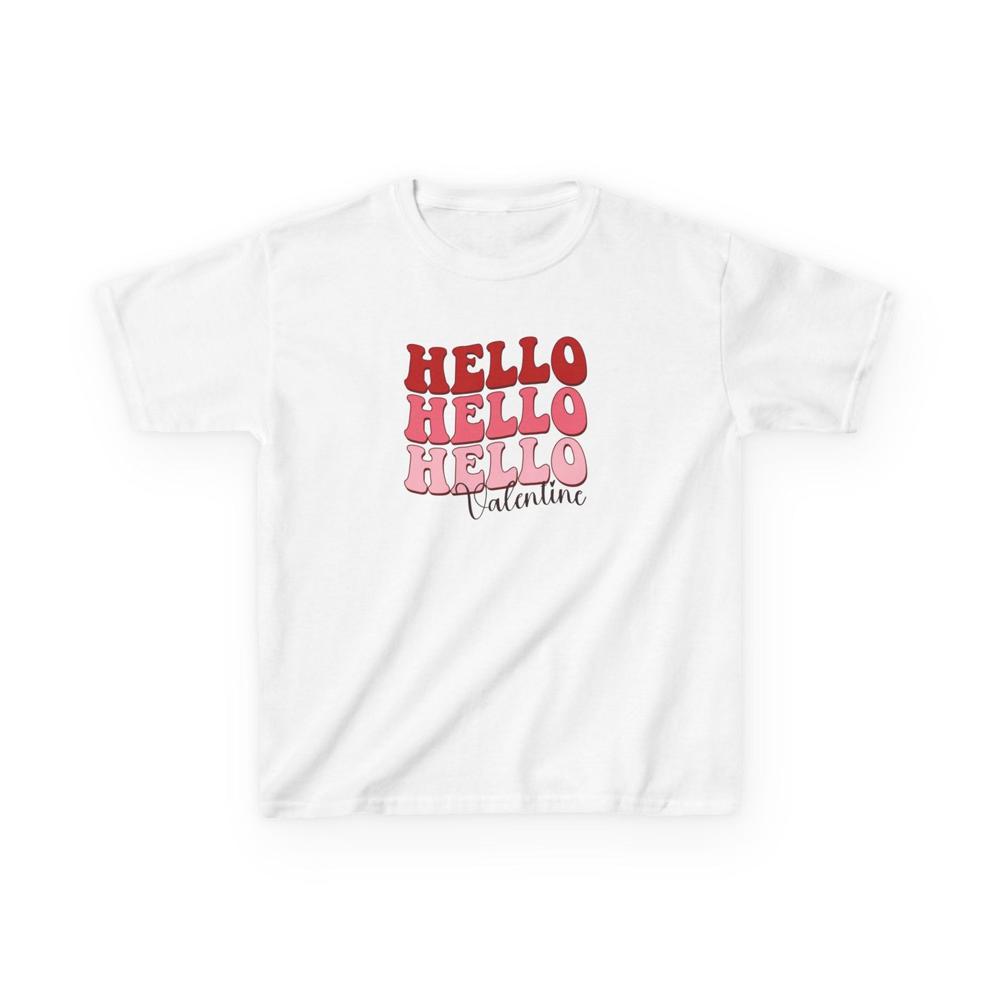 Retro Cute Valentine's Day T-Shirt, Tshirt, Kids Heavy Cotton™ Tee