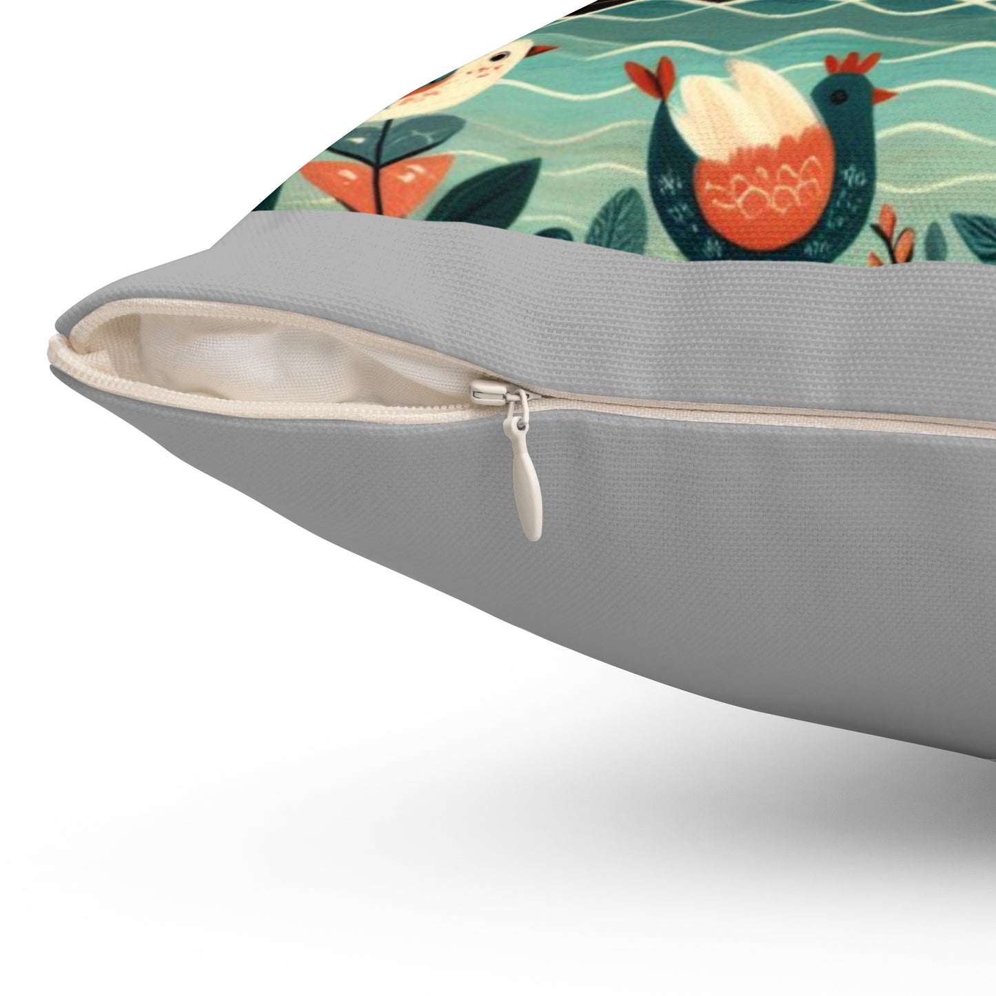 Spanish, Latino, Row Row Your Boat, Square Pillow, Nursery Rhyme, Library, Book Nook, Reading Corner, Educational, Gift