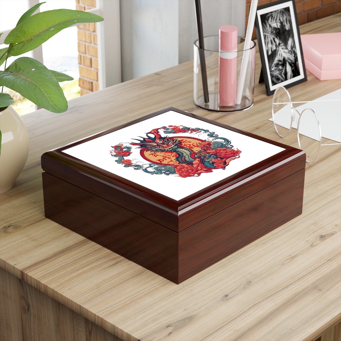Year of the Dragon, Lunar New Year, Chinese Zodiac, Gift, Birth Year, Jewelry Box