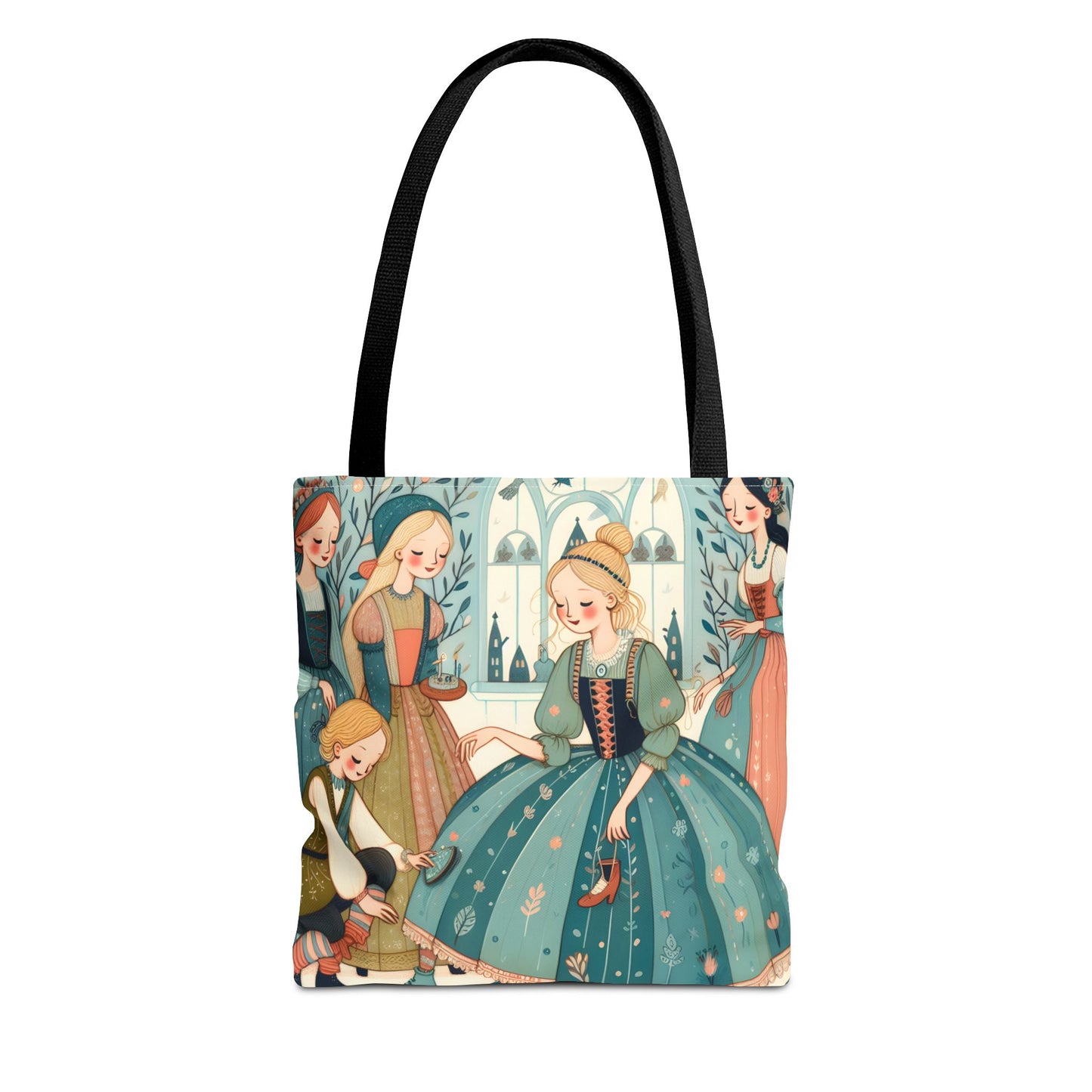 Cinderella, Fairy Tale, Tote Bag, Book Bag, Library Bag, Gift
