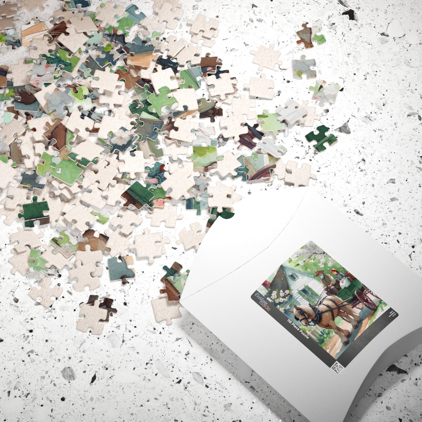 Anne of Green Gables Puzzle, Lucy Maud Montgomery Literary Jigsaw Gift, Educational Game, Matthew Cuthbert - 110, 252, 520-piece