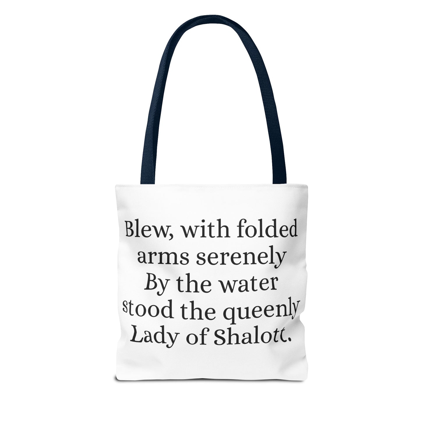 Anne of Green Gables, Lady of Shalott, Lucy Maud Montgomery, Tote Bag, Alfred Lord Tennyson, School Bag, Book Bag, Library Bag, Gift